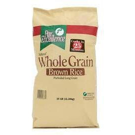 Par Excellence Parboiled Whole Grain Brown Rice, 25 Pound -- 1 Each.