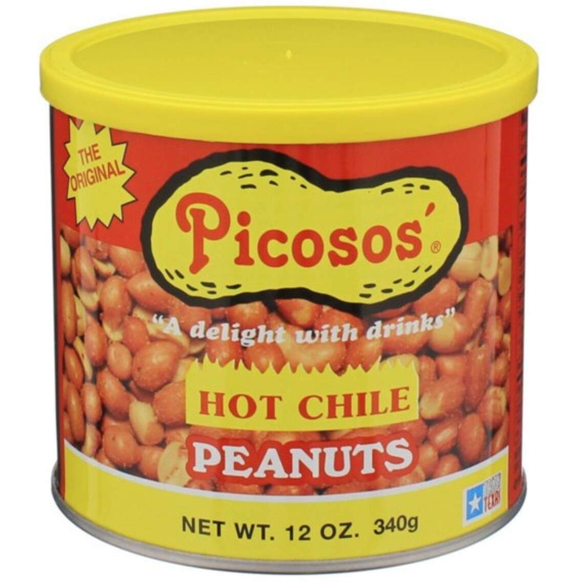 Picosos Hot Chile Peanuts 12Oz Can (Pack Of 4)