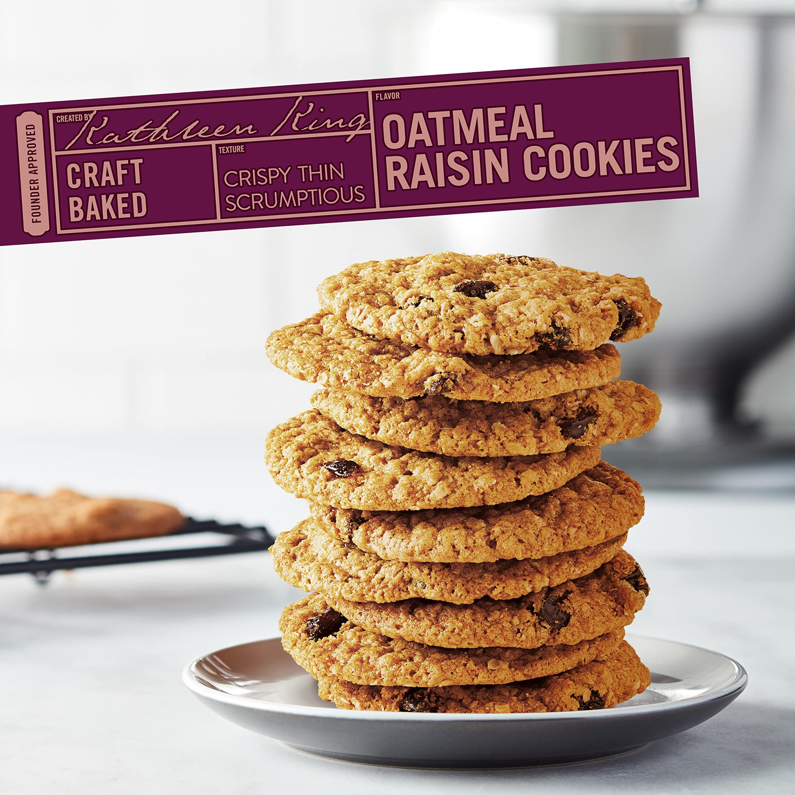 Tates Cookies Oatmeal Raisin, 7 Oz