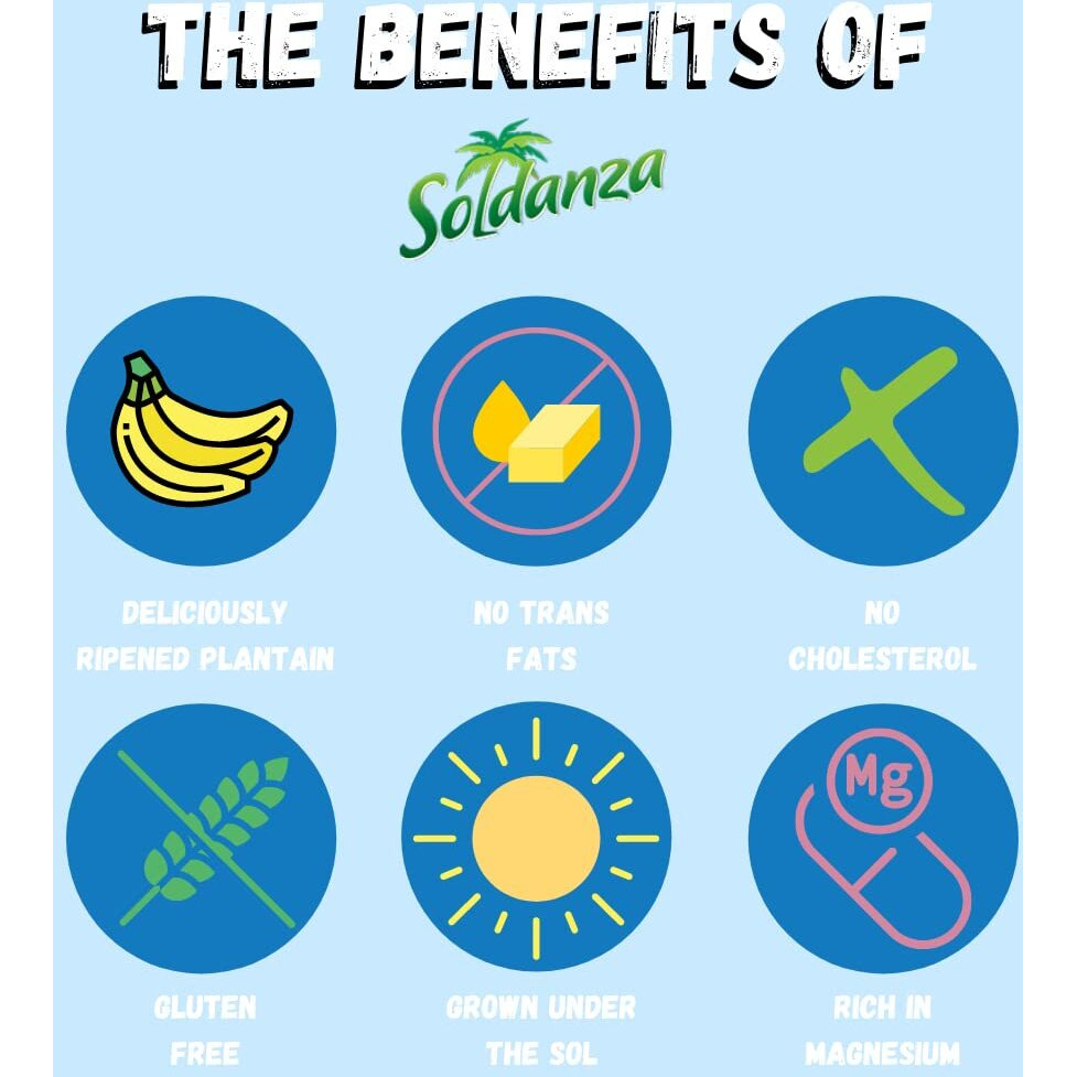 Soldanza Lightly Salted Plantain Chips, 2.5 Ounce (Pack Of 24)