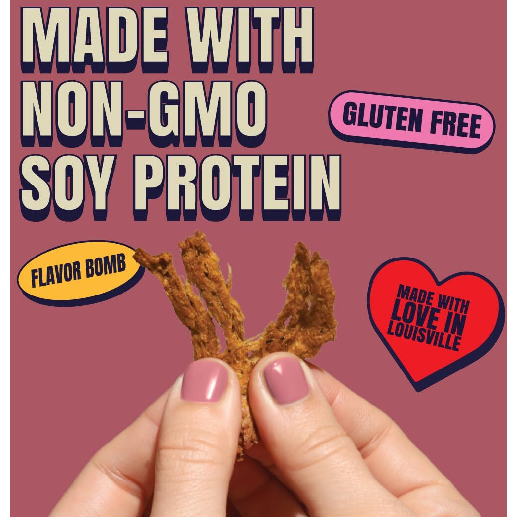 Louisville Vegan Jerky Co. Best Sellers 1 Variety Bundle Vegan Jerky 3 Oz. 3 Pack (Smoky Carolina Bbq, Smoked Black Pepper, Maple Bacon)