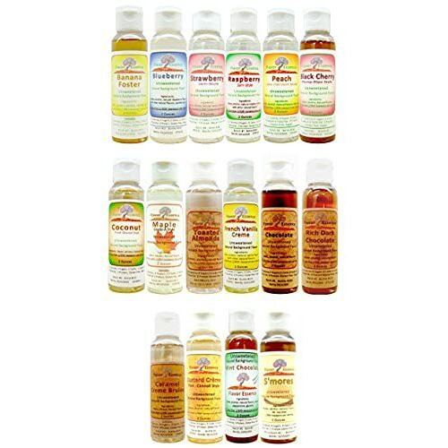 Flavor Essence Custom 5 Pack Case -Unsweetened Natural Flavors ~Any Combination Of Flavors You Want.