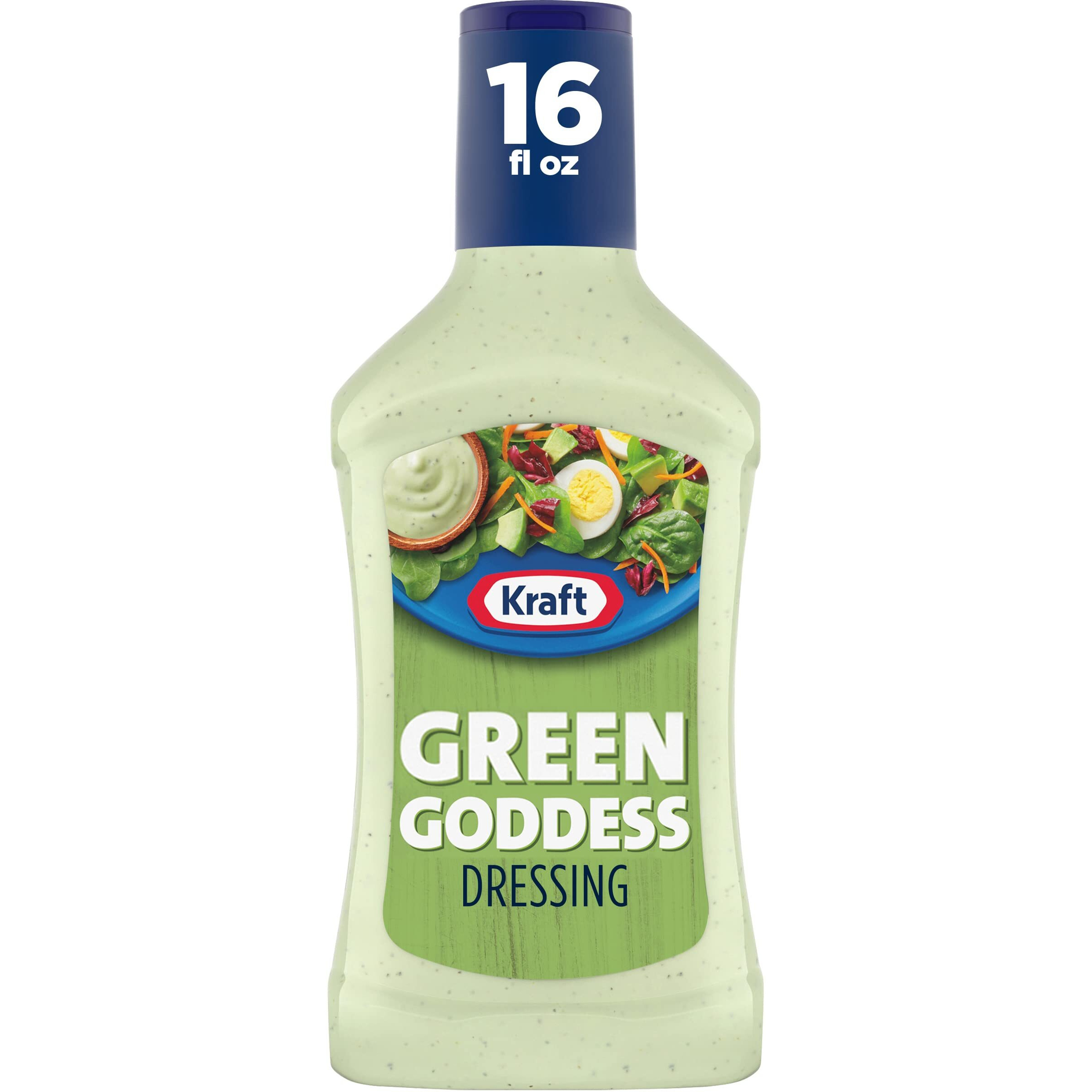 Kraft Green Goddess Salad Dressing (6 Ct Pack, 16 Fl Oz Bottles)