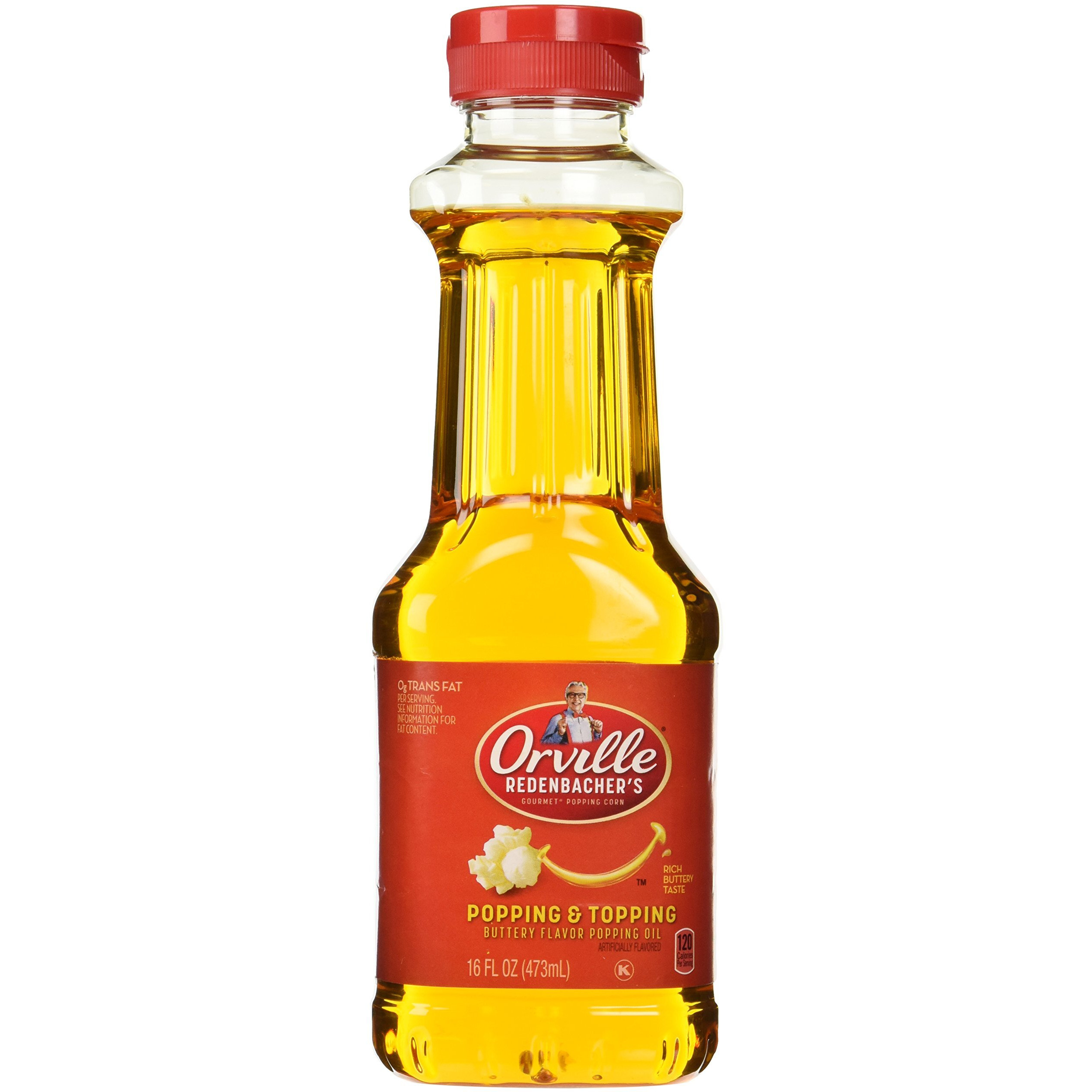 Orville Redenbacher's Butter Flavored Popping Oil, 16 Oz., (Pack Of 2)