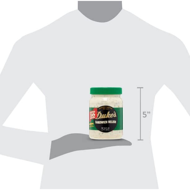 Duke's Sandwich Relish, 16 Oz, (3 Pack)