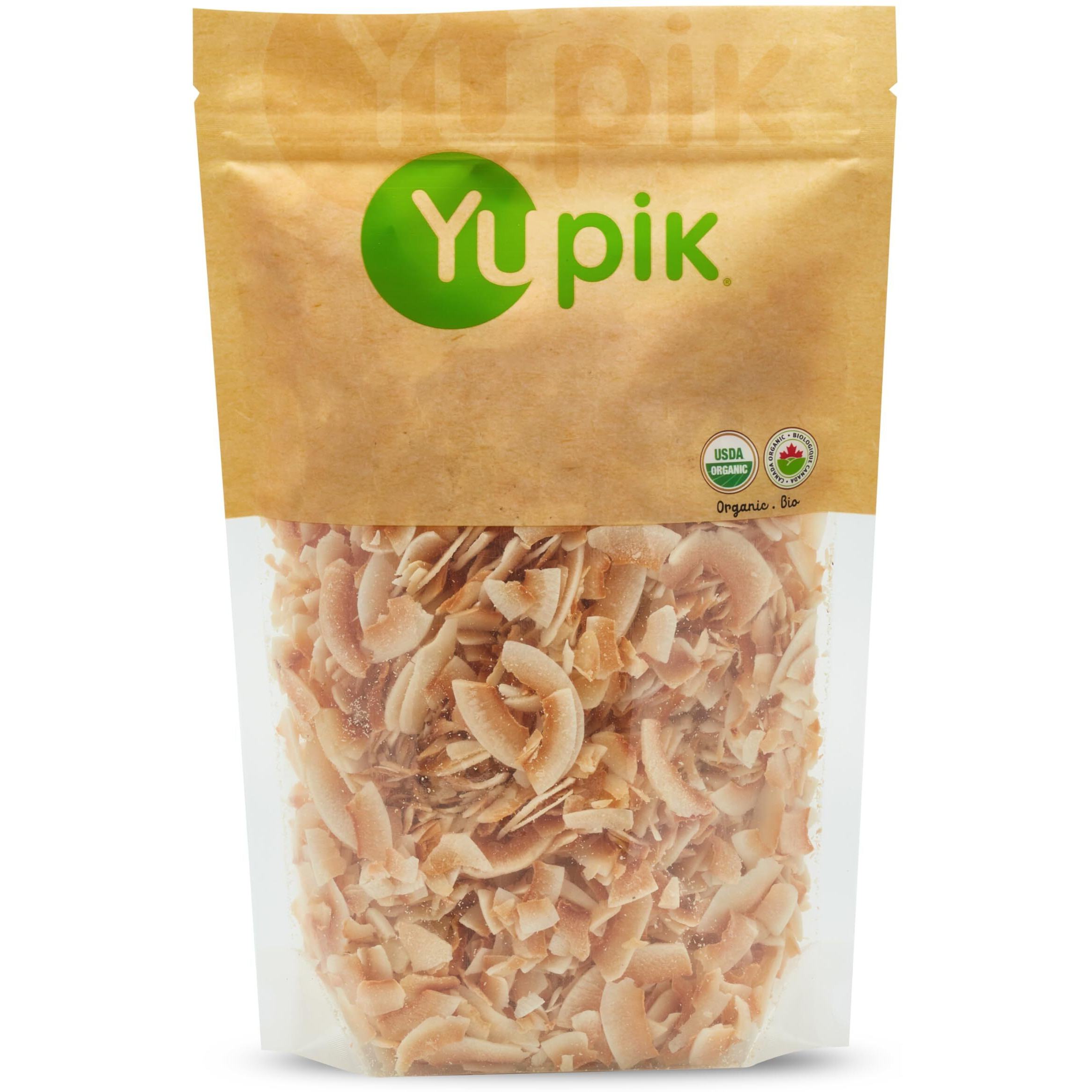 Yupik Organic Toasted Desiccated Coconut Chips, 16 Oz, Non-Gmo, Vegan, Gluten-Free