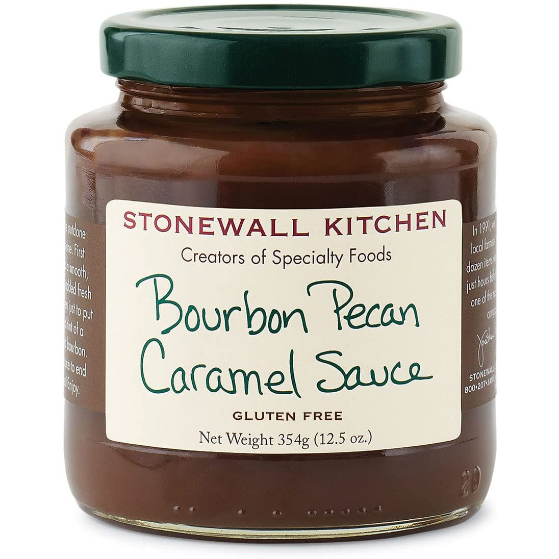 Stonewall Kitchen Bourbon Pecan Caramel Sauce, 12.5 Ounces