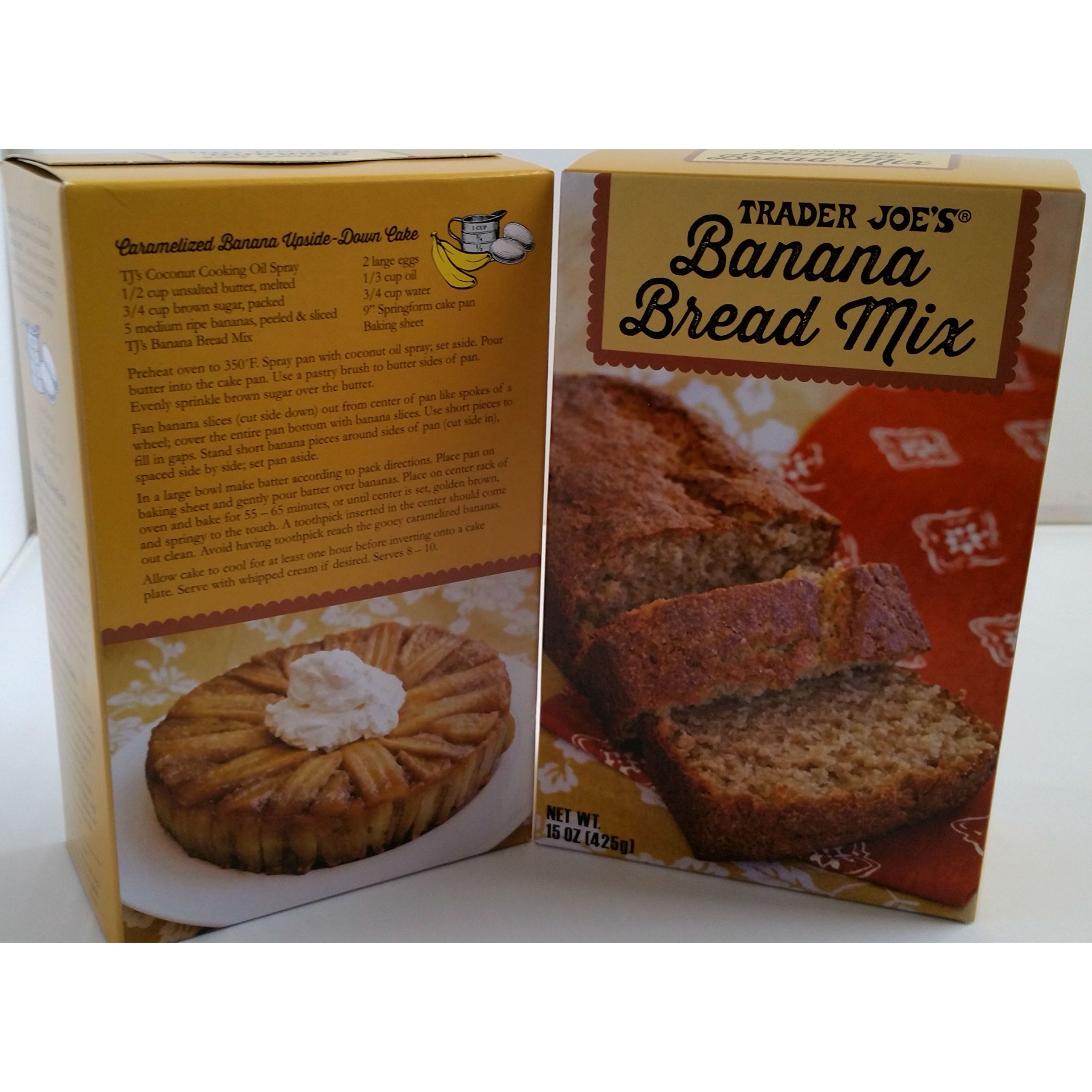 Trader Joe's - Banana Bread Mix - Net Wt. 15 Oz (425G) - 2 Boxes