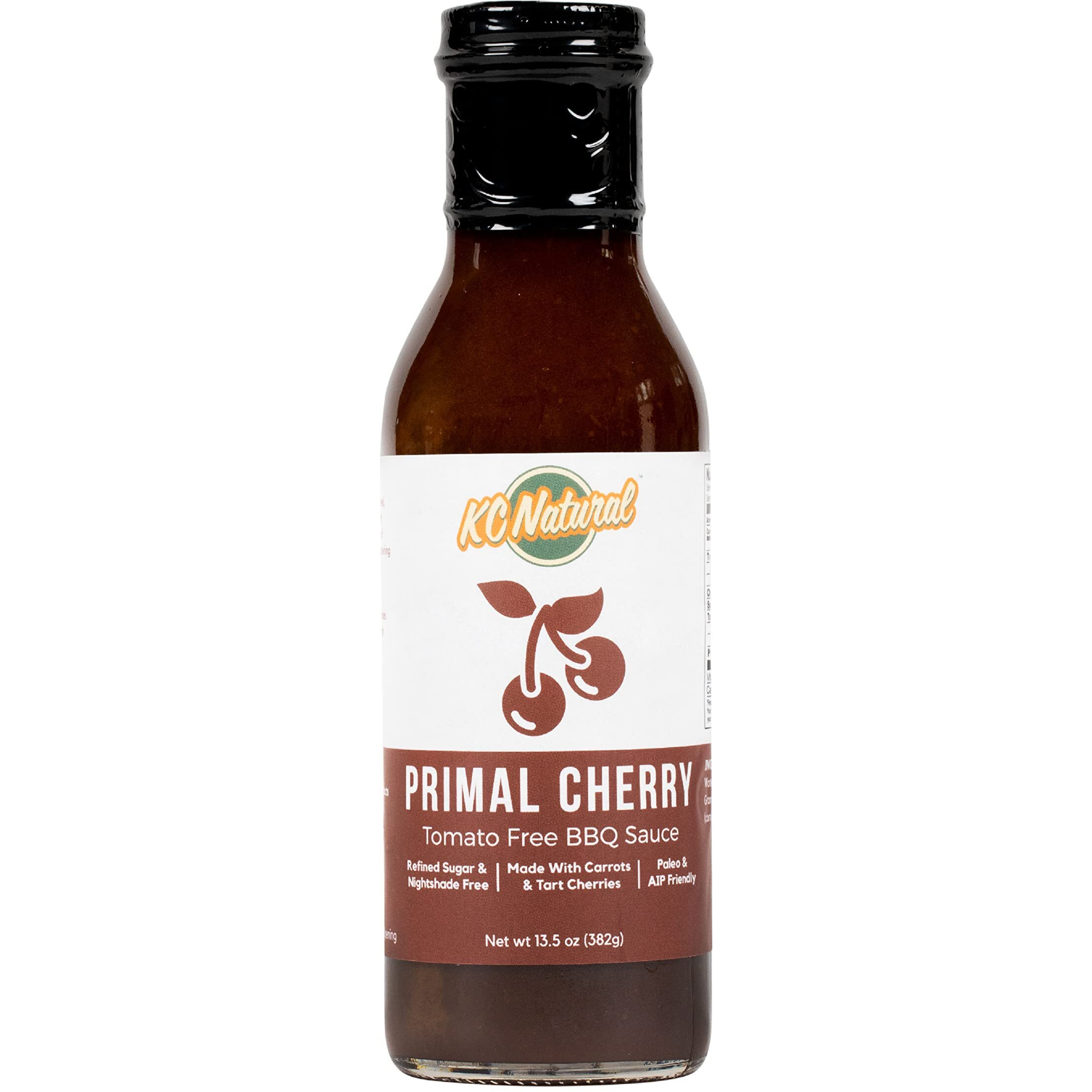 Kc Natural - Paleo Aip Barbecue Sauce, Primal Cherry, 14 Oz (1 Pack)