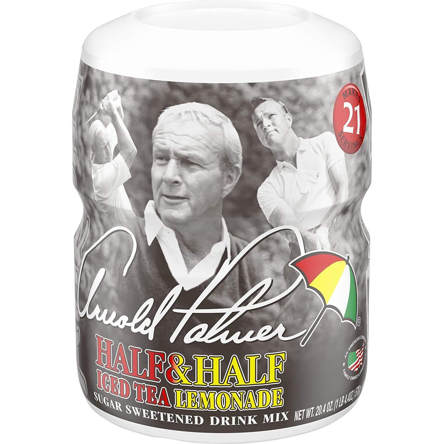 Arizona Tea Drink Mix Arnold Palmer- Half & Half (Pack Of 3 Canisters 20.4 Oz Ea)