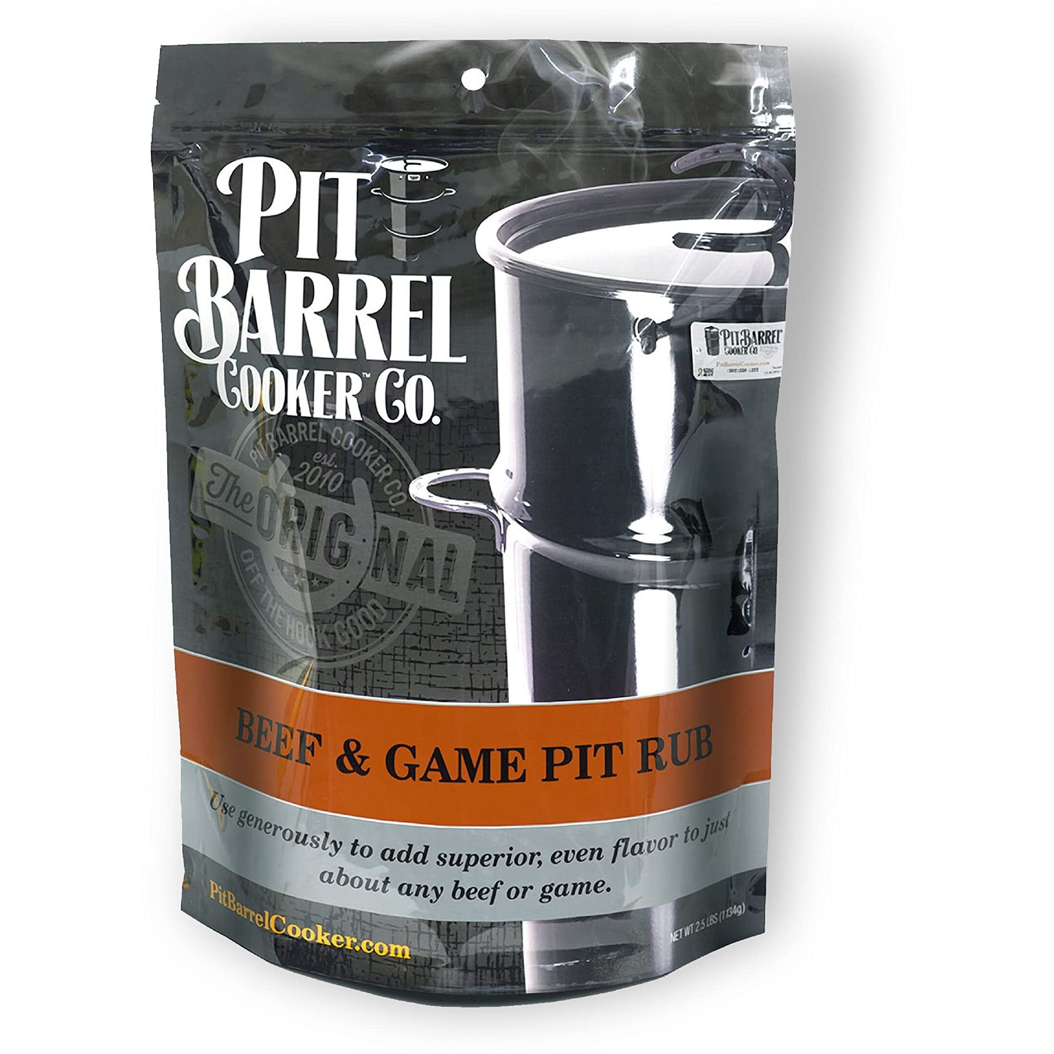 Pit Barrel Cooker Beef And Game Pit Rub | Dry Rub For Smoker | Seasoning For Steaks, Fish, Veggies, Burgers, Or Any Red Meat | 2.5 Ib Bag