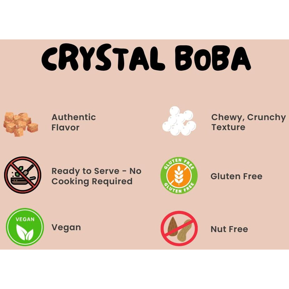 Bossen Crystal Boba (Brown Sugar)