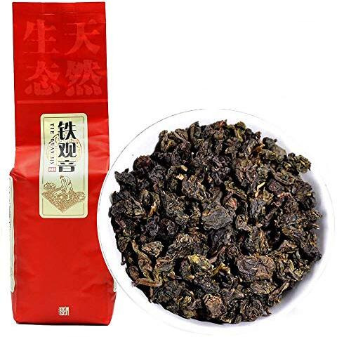 Fullchea - Anxi Black Dragon Oolong Tea - Roasted Oolong Tea Loose Leaf - Black Dragon Oolong Tea With Toasted Flavor (8.8Oz / 250G)