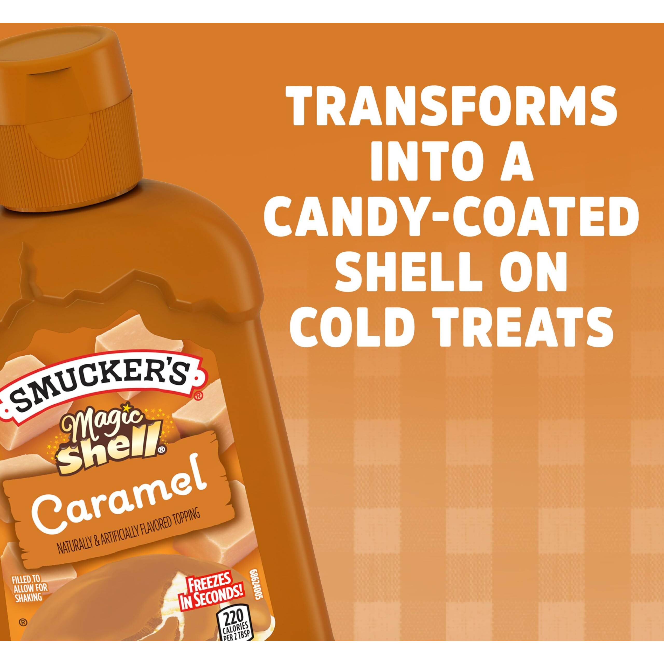 Smucker's Magic Shell Caramel Flavored Topping, 7.25 Ounces (Pack Of 8)