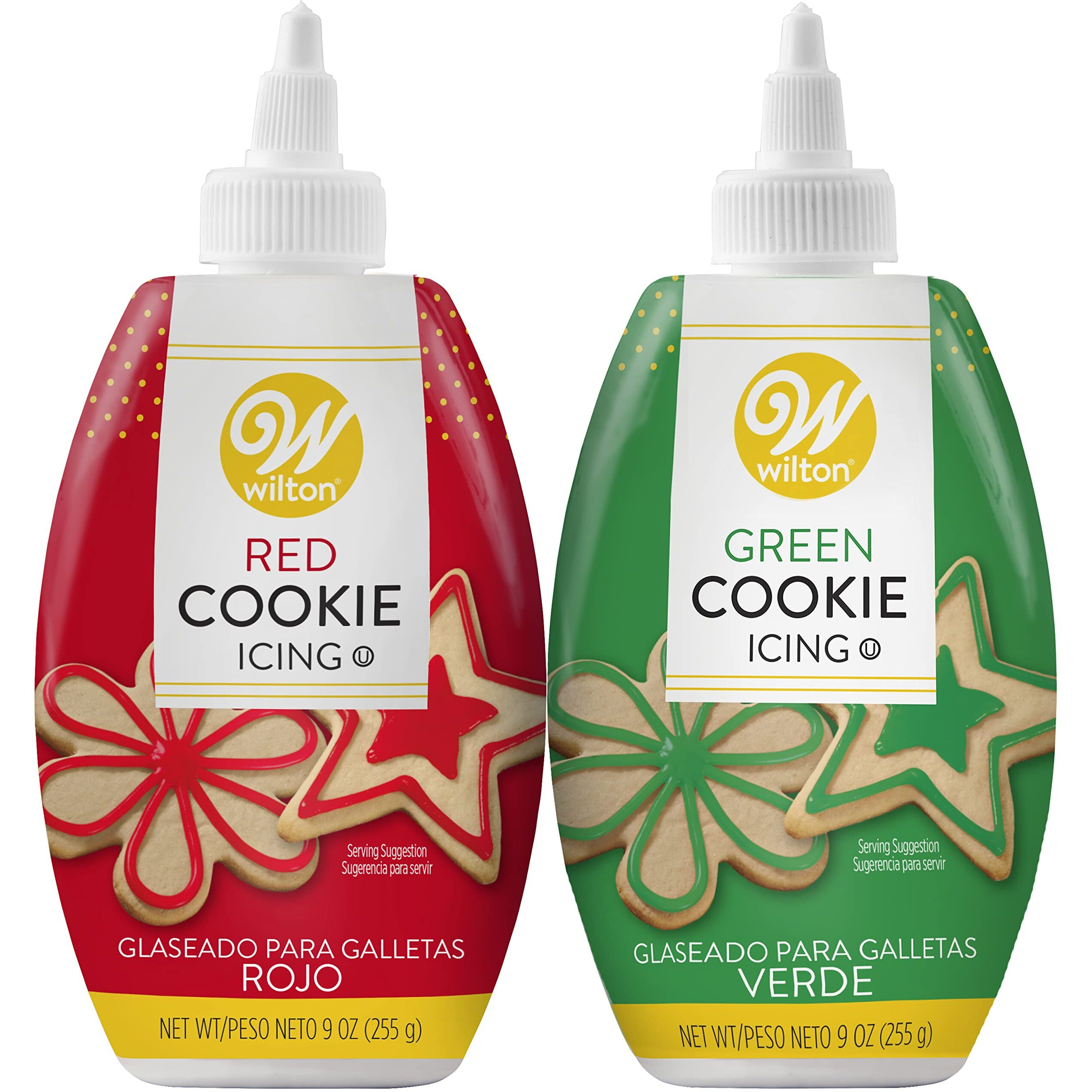 Wilton Red And Green Cookie Icing Set, 2 Count (Pack Of 1)