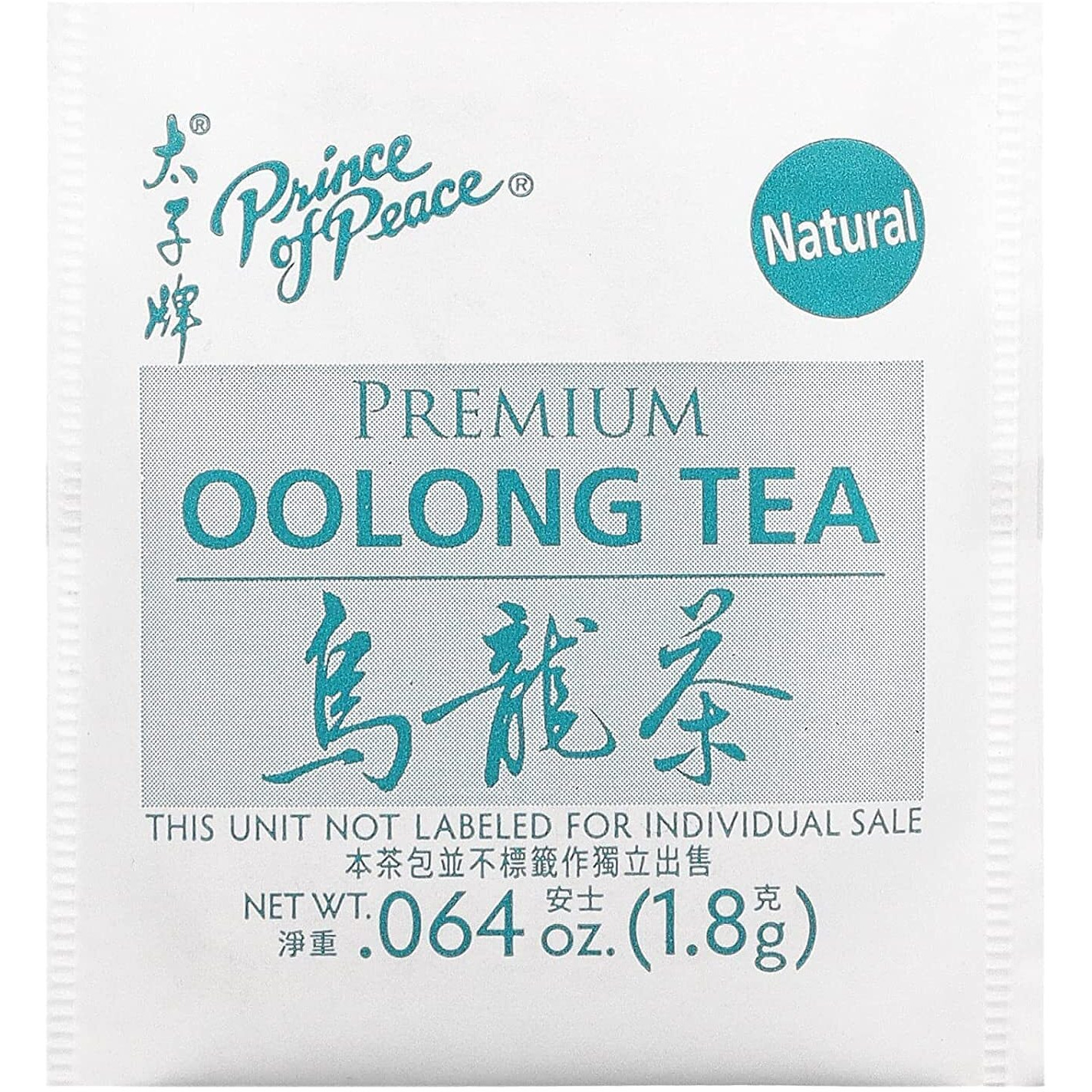 Prince Of Peace Organic Oolong Tea - 100 Tea Bags (Pack Of 3)