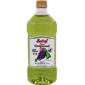 Sadaf Grapeseed Oil - Grape Seed Oil For Cooking - Healthy Cooking Oil - High Smoking Point - Cast Iron Seasoning, Skincare, Haircare, And Make Essential Oils - Product Of Italy. 50.7 Fl Oz (1.5 L)
