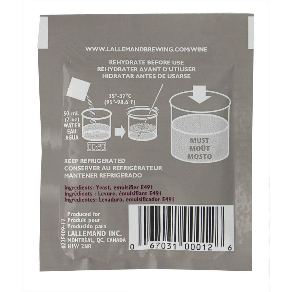 5X Lalvin 71B-1122 Nouveau Style Wine Yeast 5G Homebrew Wine Making 4.5L-23L