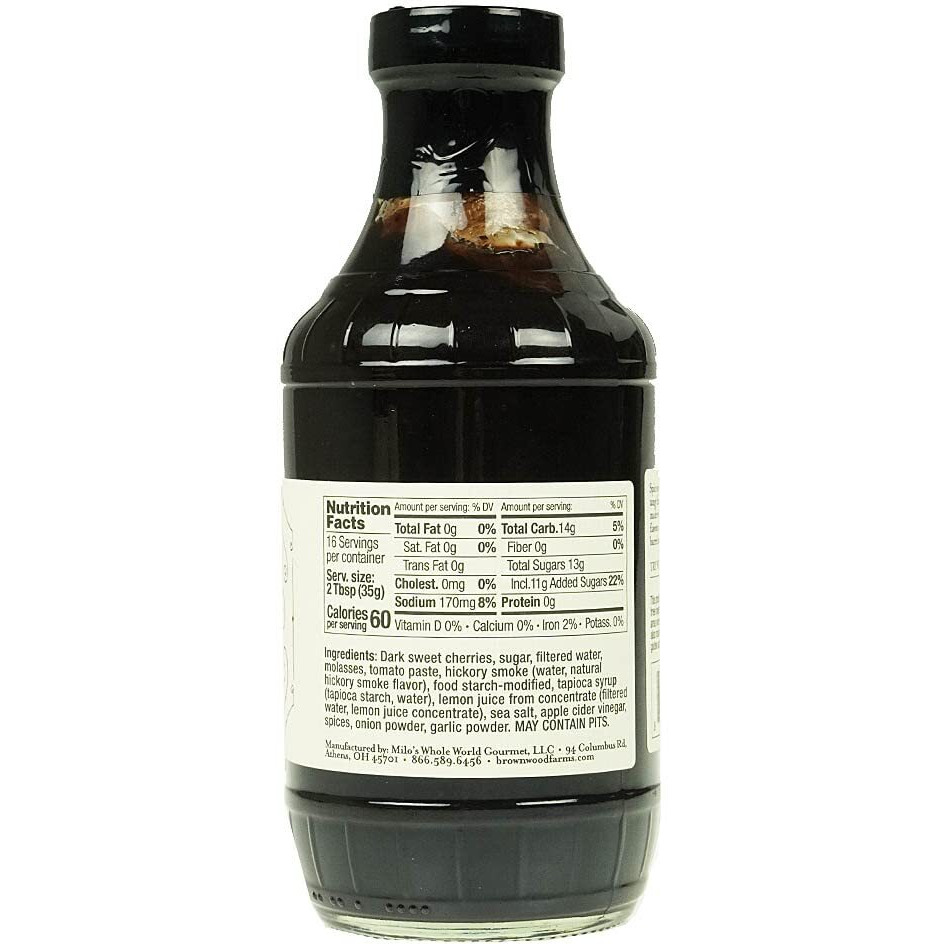Brownwood Farms Cherry Bbq Sauce, 20 Oz