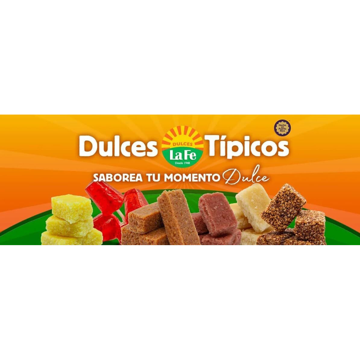 Mampostiales (Coconut Toffee) By Fabrica De Dulces La Fe (14 Individual Packaged Units)