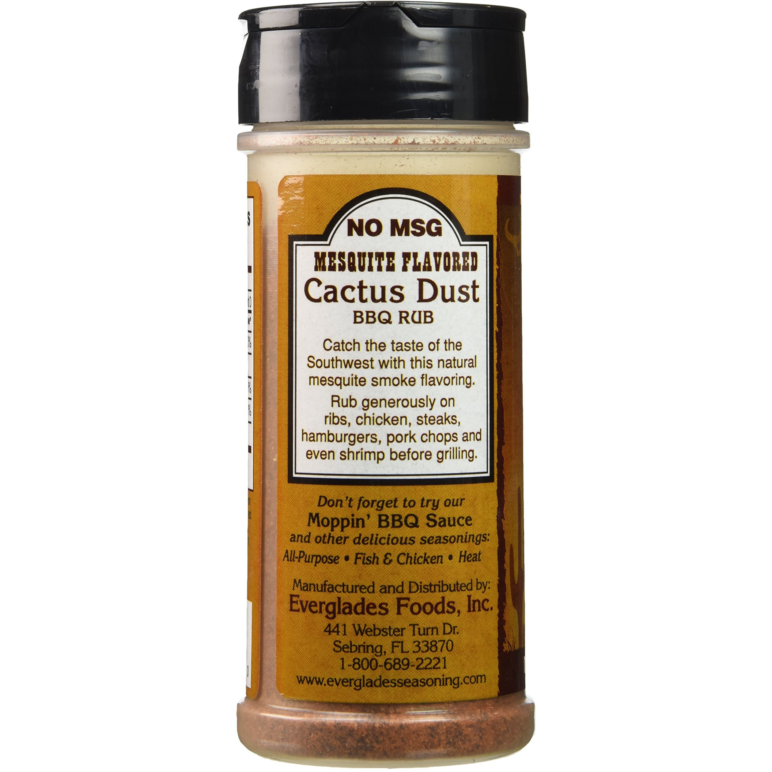 Everglades, Mesquite Cactus Dust Seasoning, 6 Oz