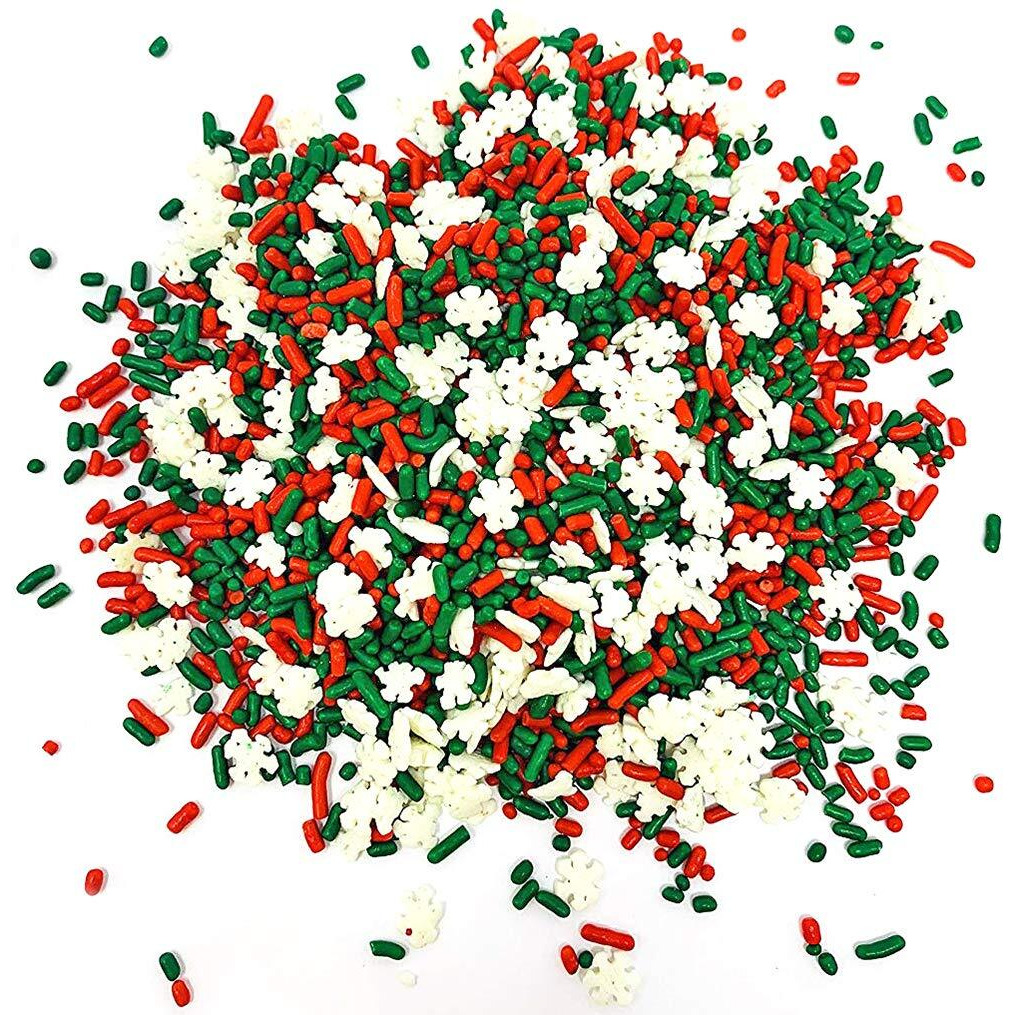 Sweetgourmet Noel Mix | Christmas Holiday Sprinkles Bulk | 2 Pounds