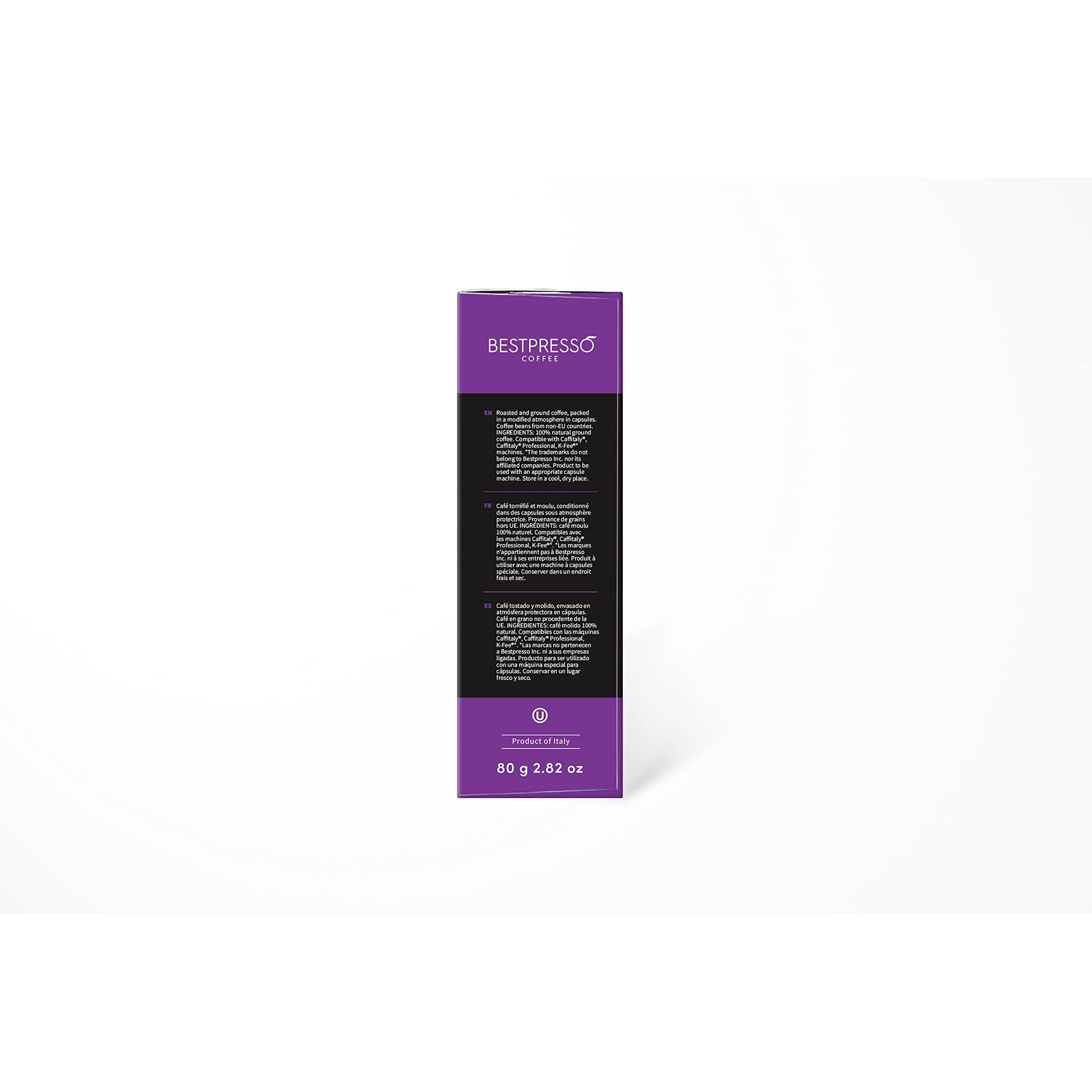 Bestpresso Coffee Capsules Compatible With Starbucks Verismo, Caffitaly, Cbtl, K-Fee Systems 80 Pods (Intenso)