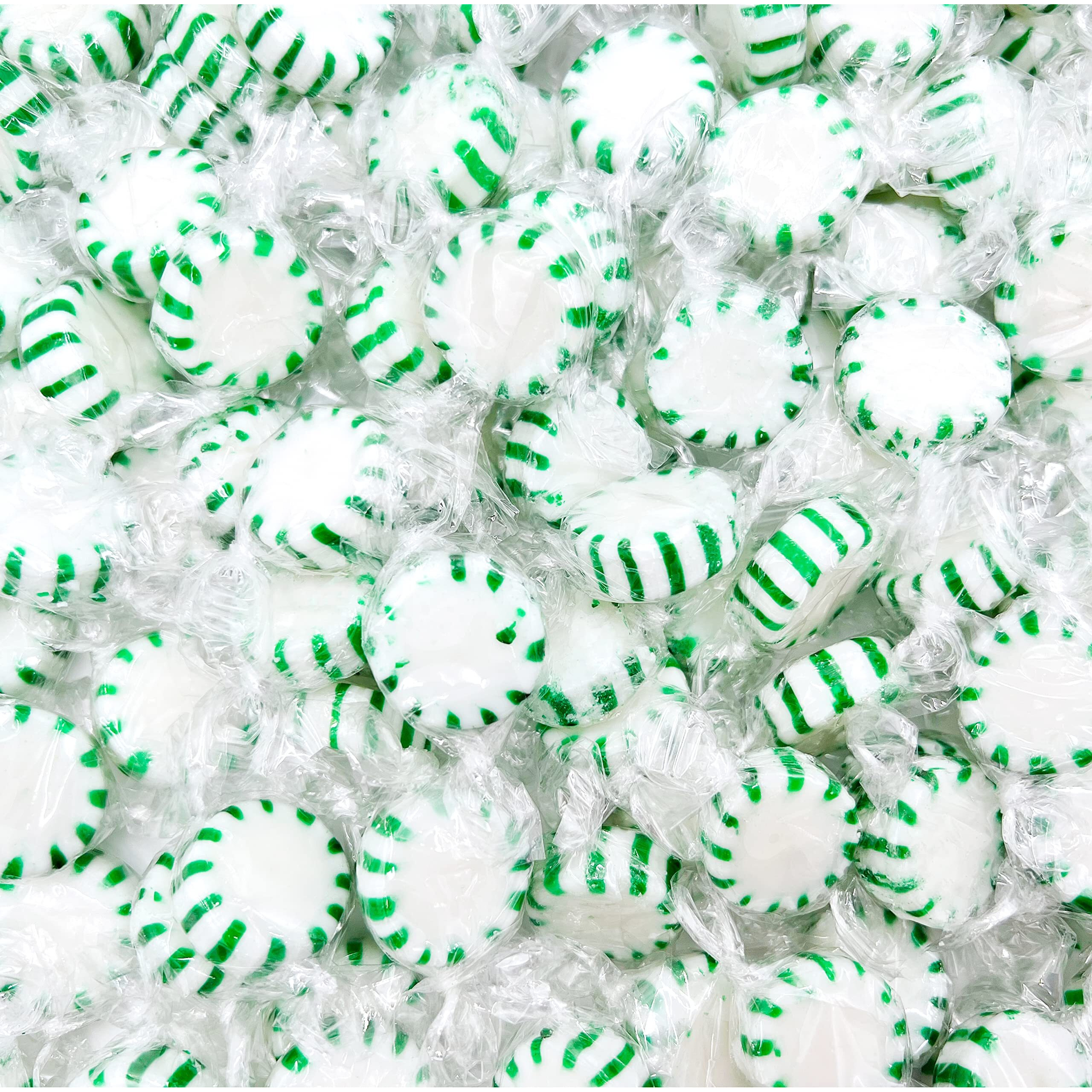 Arcor Spearmint Starlights Discs Individually Wrapped Hard Candy (1 Pound Bag - Approx. 85 Count)