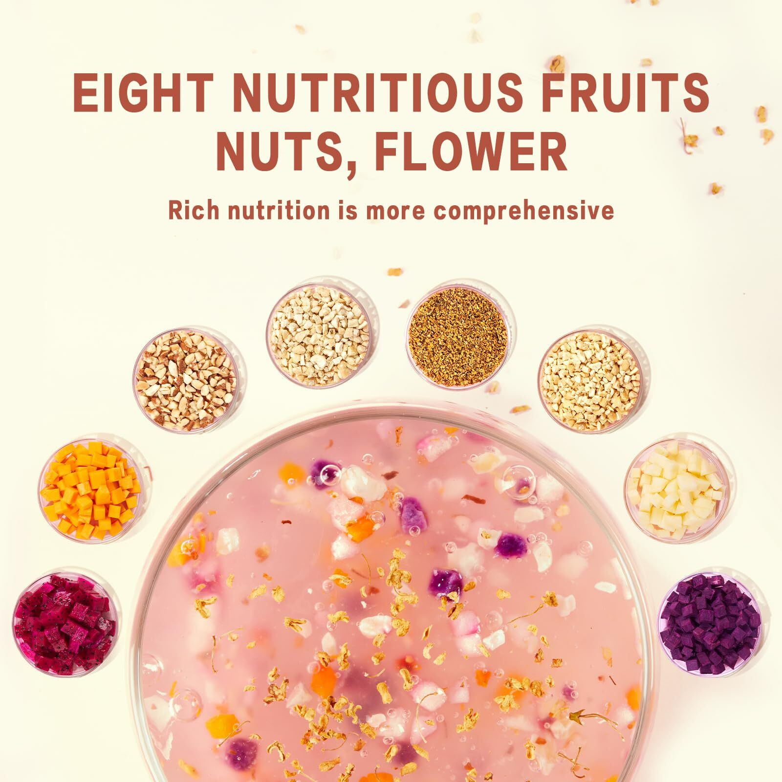 Bestore Osmanthus Fragrant Nuts Lotus Root Starch Powder Breakfast Meal 7.4 Oz