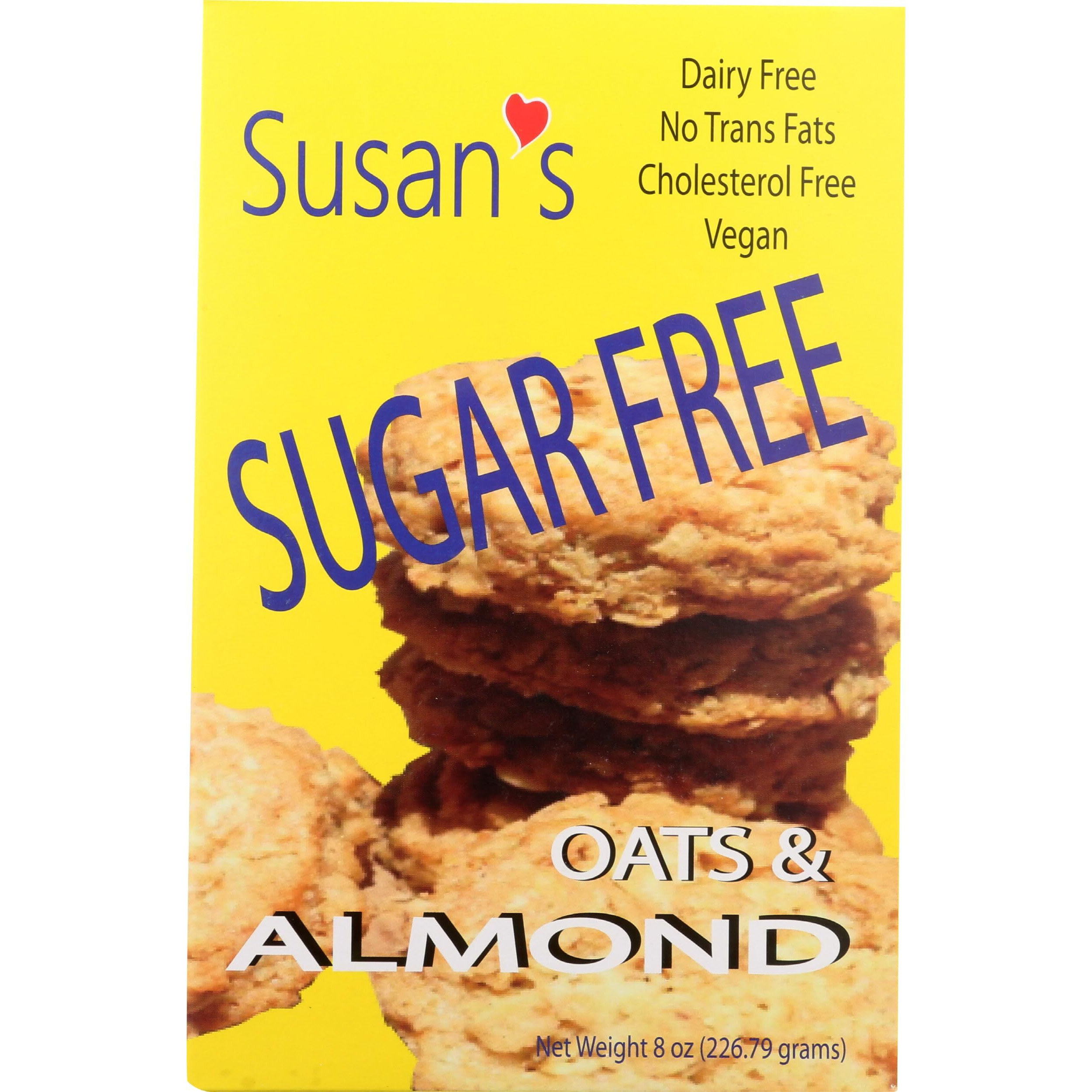 St Amour Susan's Sugar Free Cookie, Almond, 8 Ounce