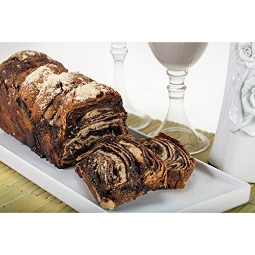 Green's Bakery Chocolate Loaf Babka, 3 Pack 24 Oz. Fresh And Delicious, Ok Certified Kosher And Pareve Babka Bread, Dairy Free And Nut Free