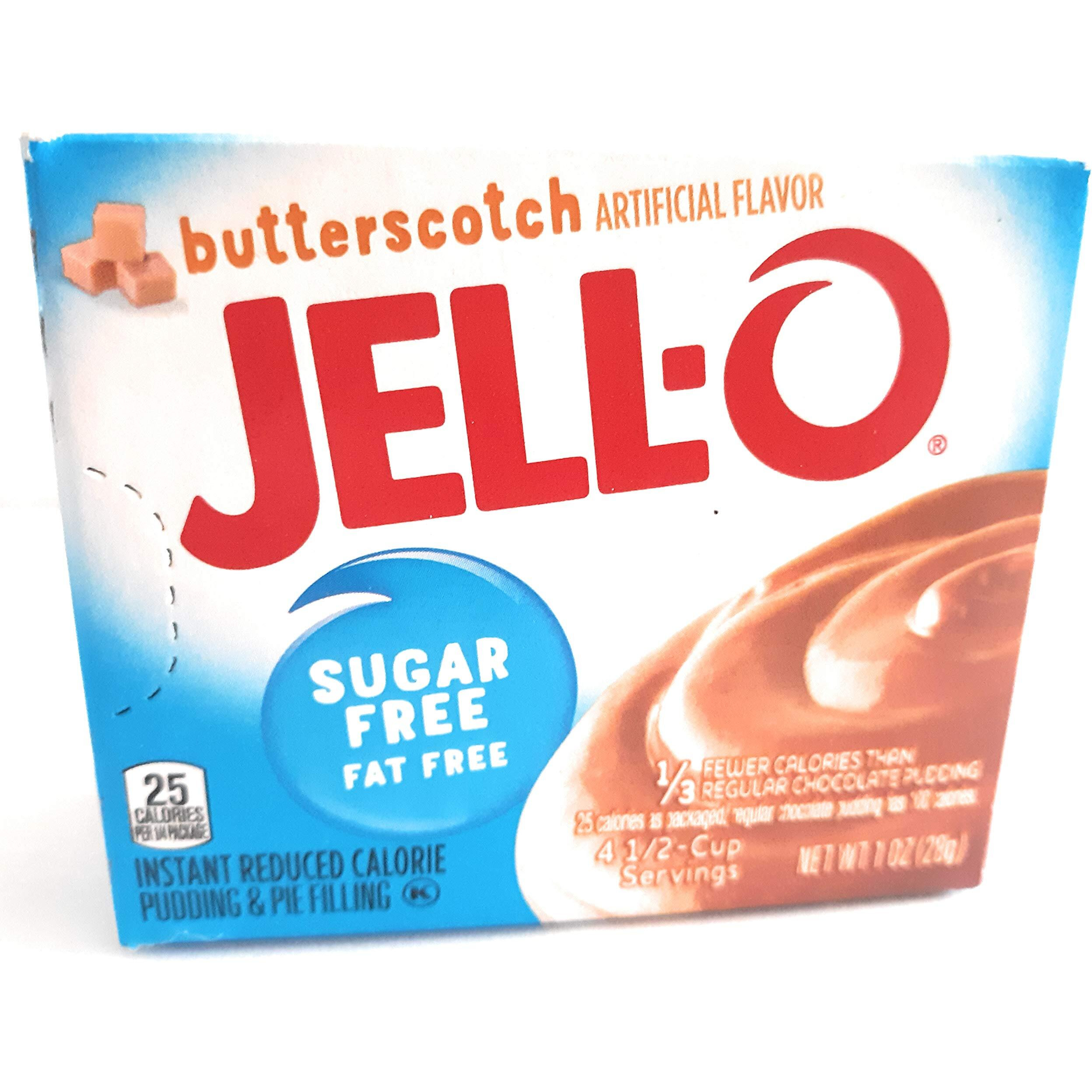 Jell-O Butterscotch Instant Pudding Sugar Free (4-Pack)