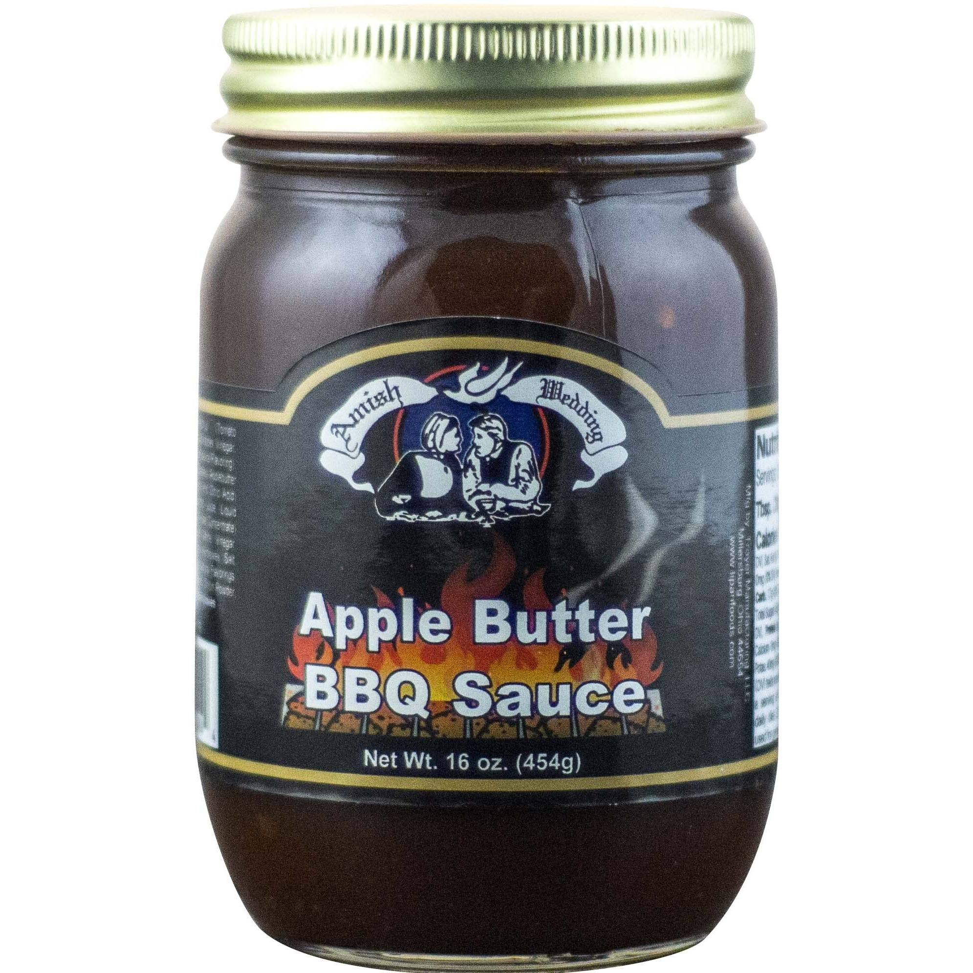 Amish Wedding Apple Butter Bbq Sauce 15 Ounces (Pack Of 2)