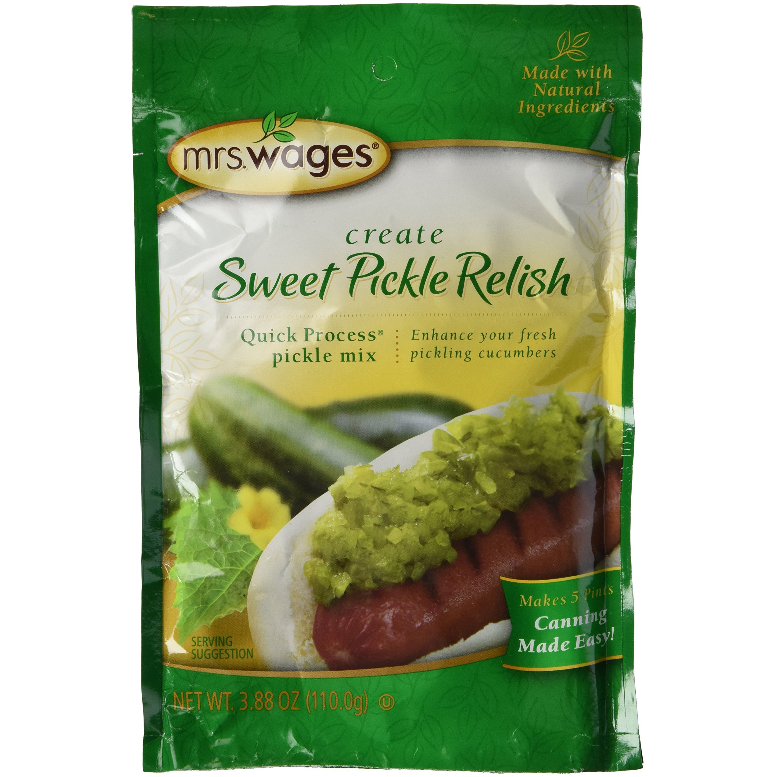 Precision Foods Mrs. Wages Quick Process Sweet Pickle Relish Mix, 3.88 Ounce