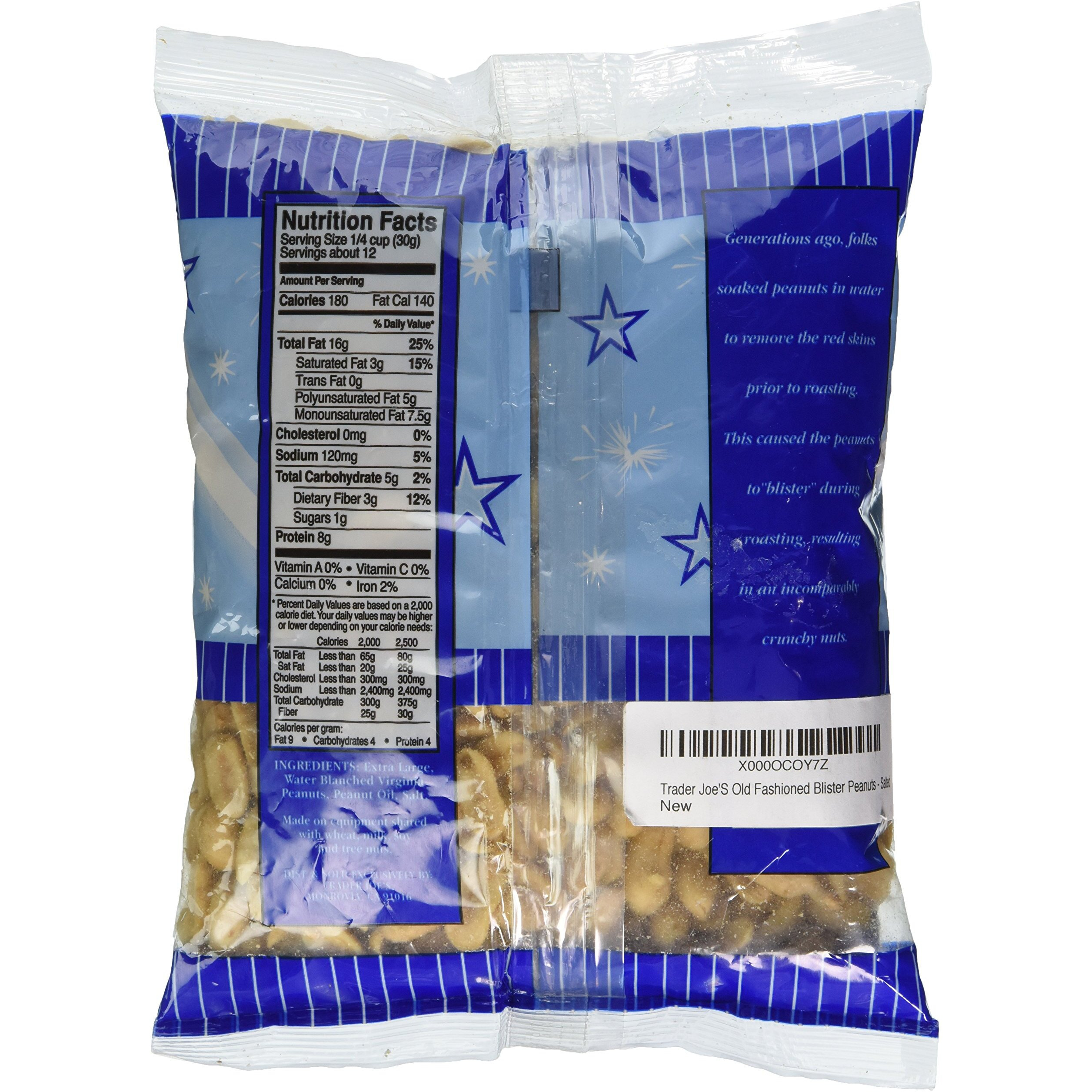 Trader Joe's Old Fashioned Blister Peanuts - Salted
