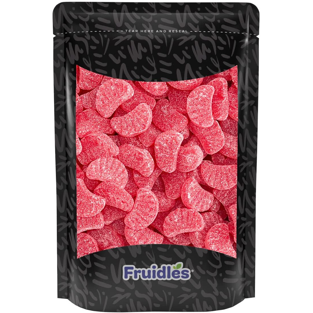 Fruidles Original Jelly Cherry Slices, Gummi Sweet Confection Candies, Traditional Old Fashioned, Vegan, Gluten-Free (1 Pound)