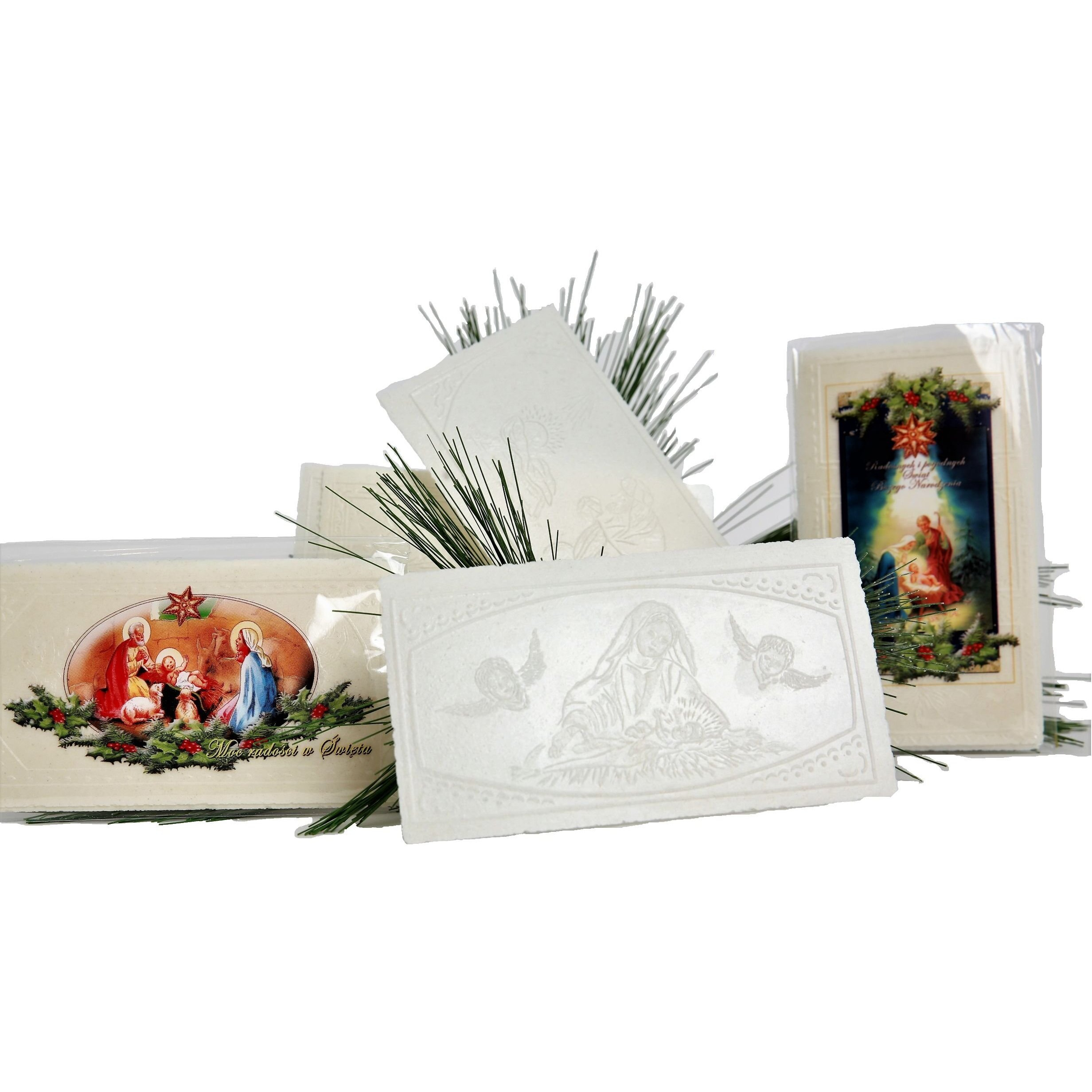 Set Of 20 Polish Christmas Wafers Oplatki (12 Large & 8 Small)