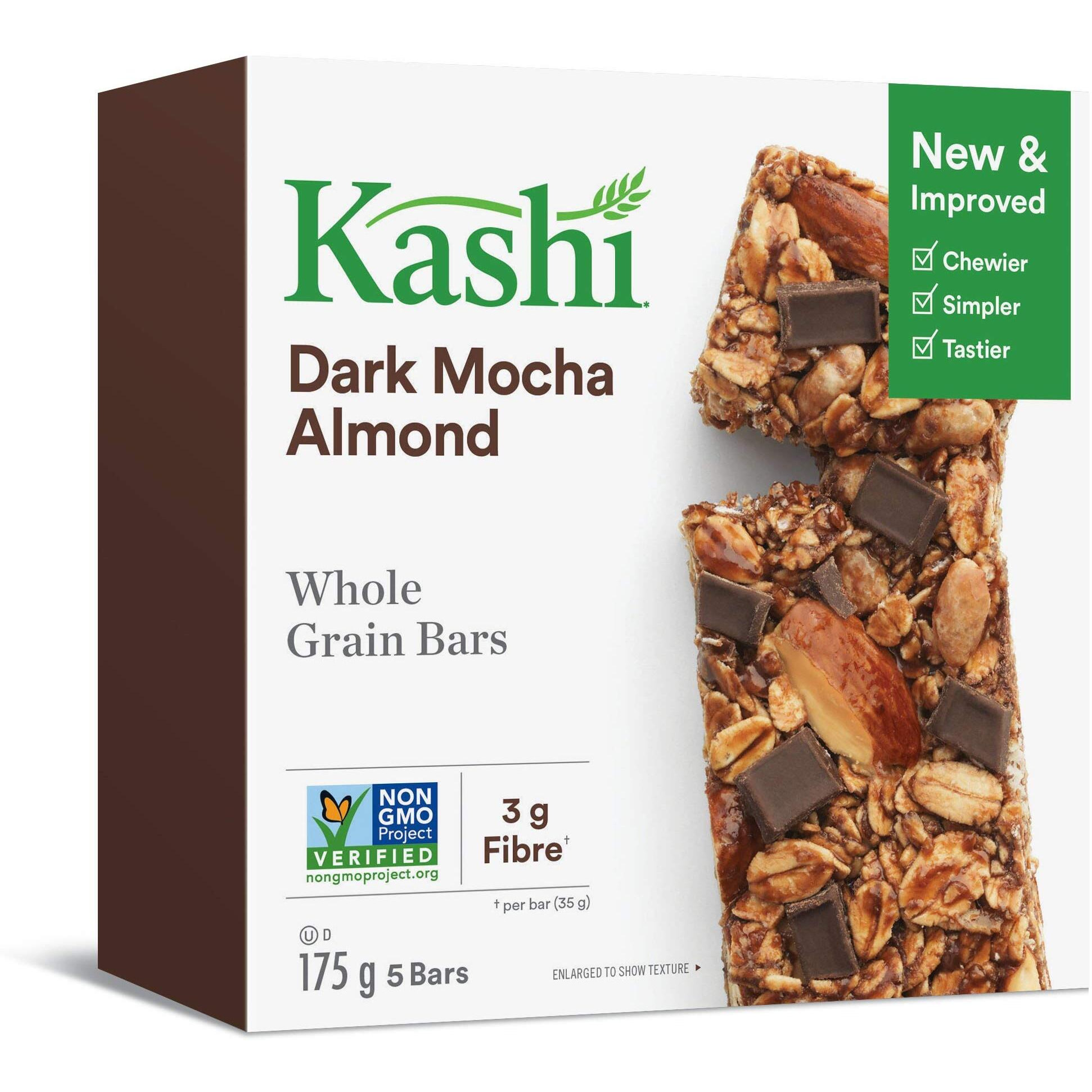 Kashi, Chewy Granola, Dark Mocha Almond Snack Bars, 175G/6.17Oz., 5Ct, {Imported From Canada}