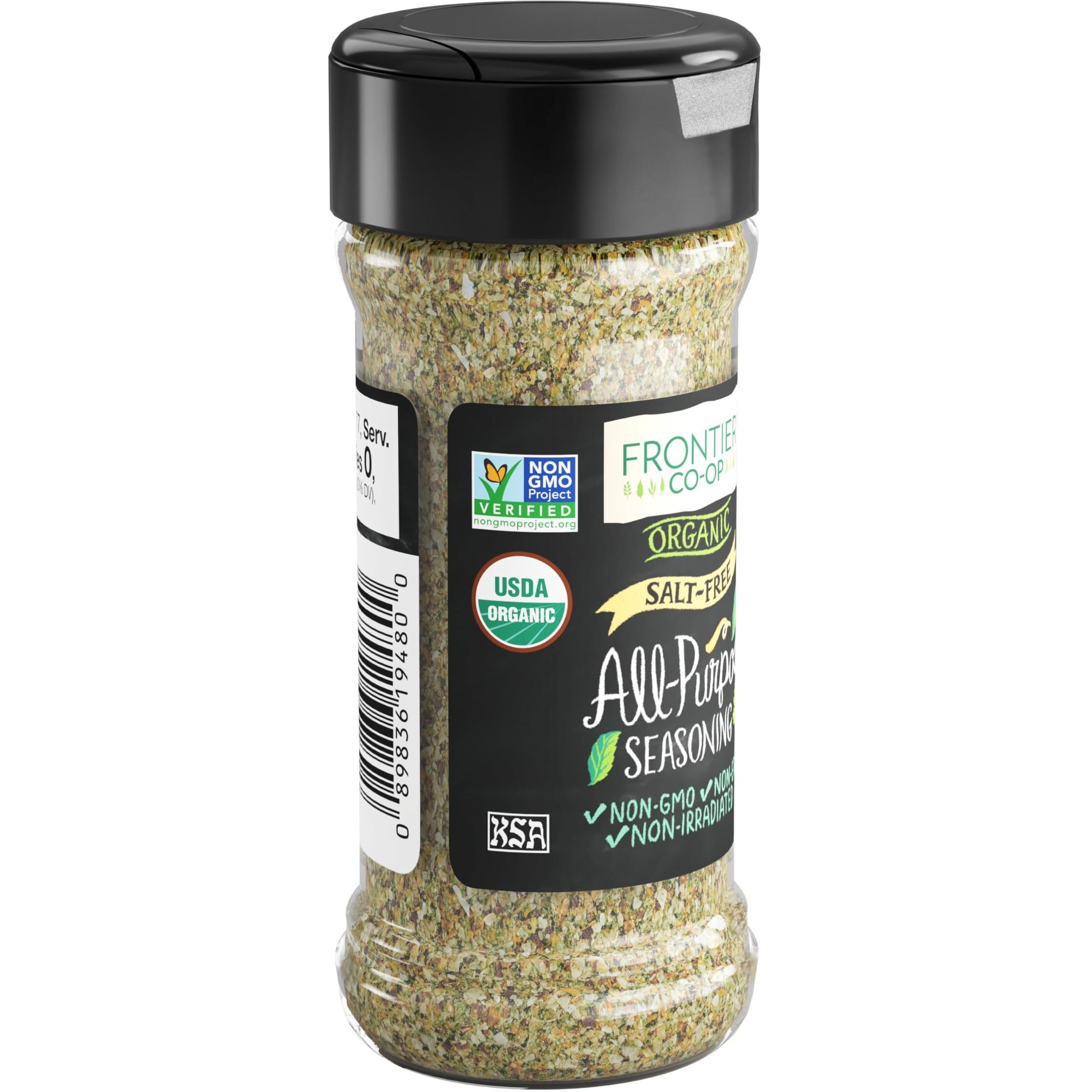 Frontier Salt Free Organic Seasoning, All Purpose, 2.5 Ounce