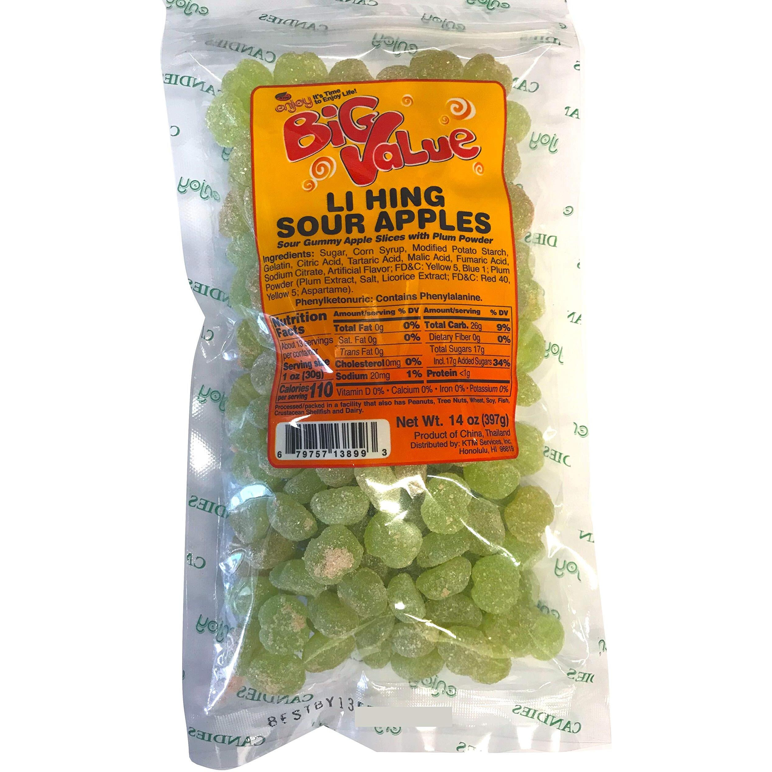 Enjoy Hawaii Li Hing Mui Sour Apples Candy