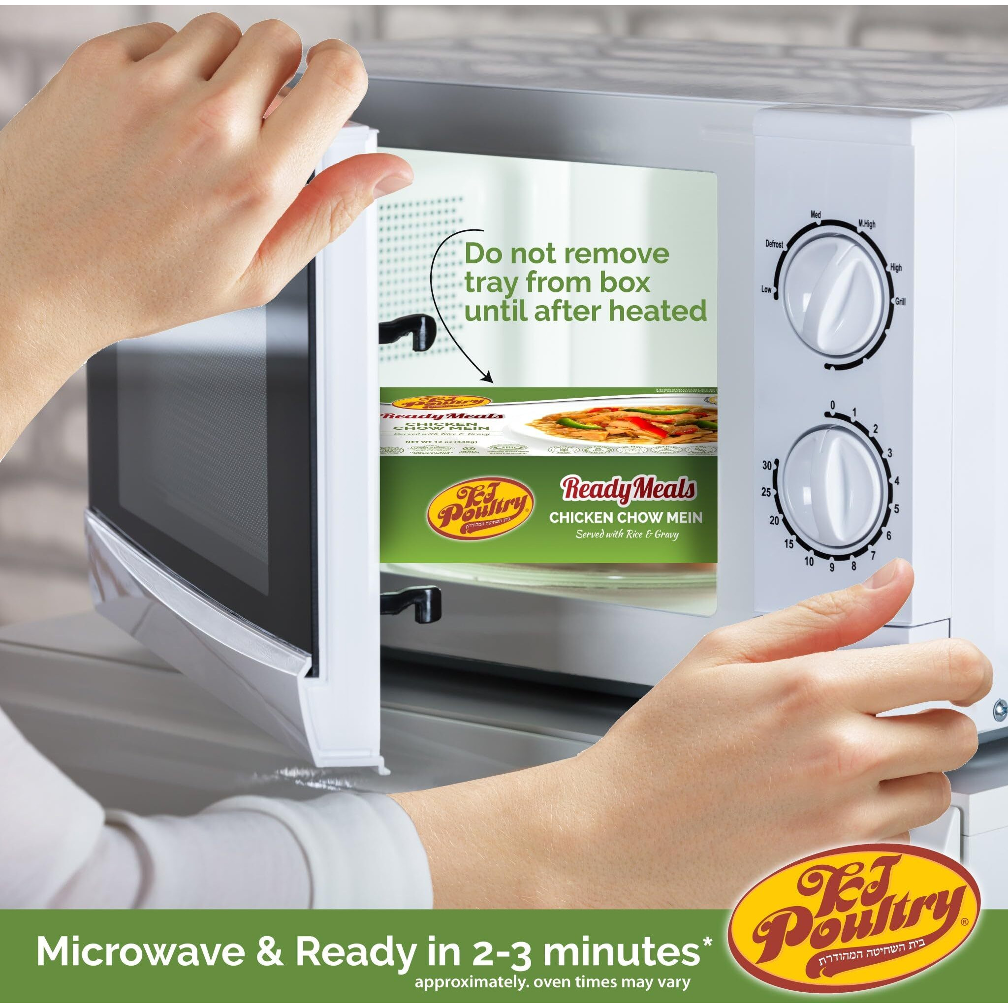 Kosher Chicken Chow Mein, Mre Meat Meals Ready To Eat, Gluten Free (6 Pack) Prepared Entree Fully Cooked, Shelf Stable Microwave Dinner - Travel, Military, Camping, Emergency Survival Protein Food