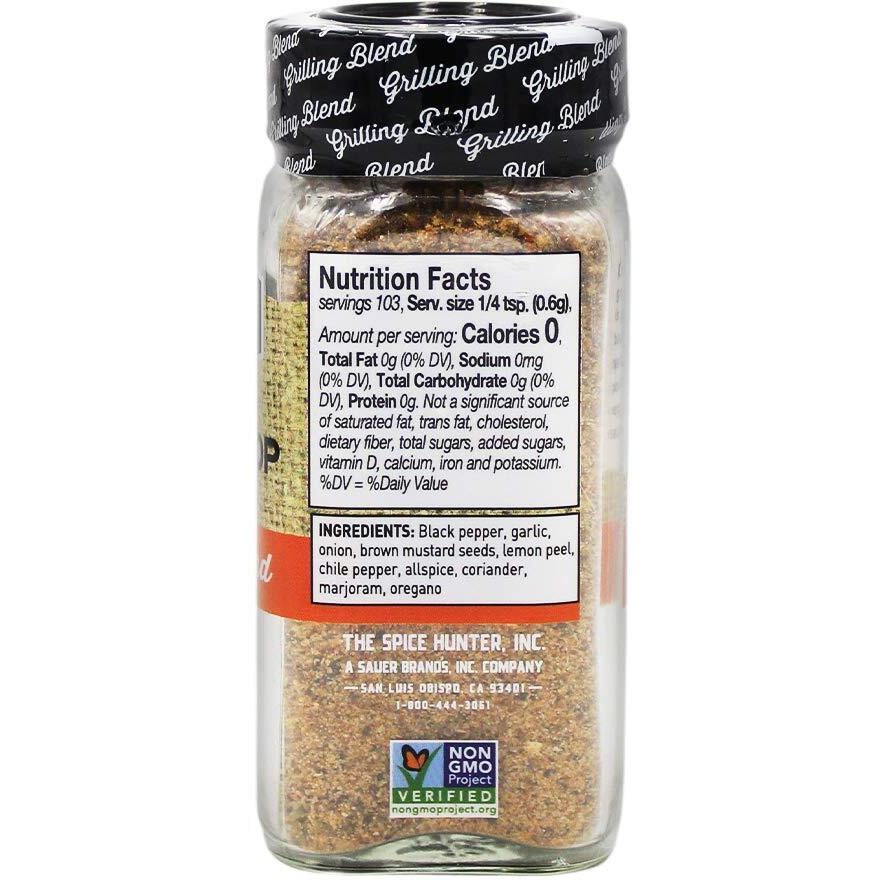 Spice Hunter The Steak Chop Grill Broil Blend Jar, Black Pepper, 2.2 Ounce