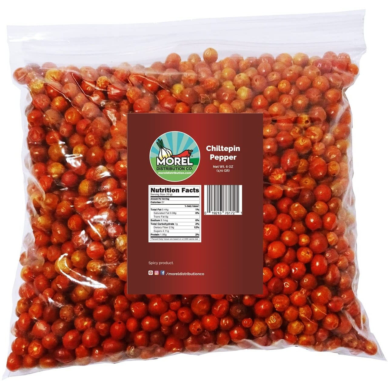 Dried Chiltepin Peppers (Chili Tepin) // Weights 0.5 Oz, 1 Oz, 2 Oz, 4 Oz And 6 Oz (6 Oz)