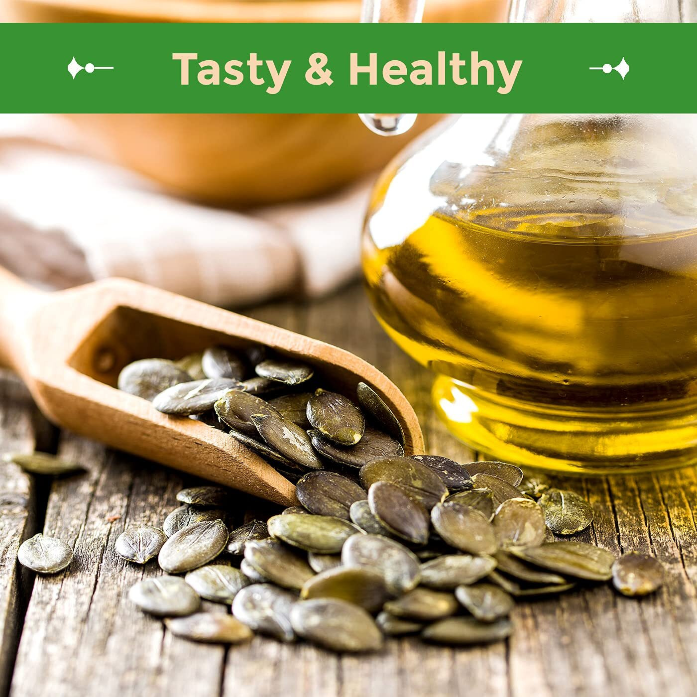 Sincerely Nuts - Raw Unsalted Shelled Pepitas Pumpkin Seeds | Healthy Antioxidant All Natural Snack Food Or Toppings | Vegan, Kosher, Gluten Free Food | High In Protein 1(Lb) Bag