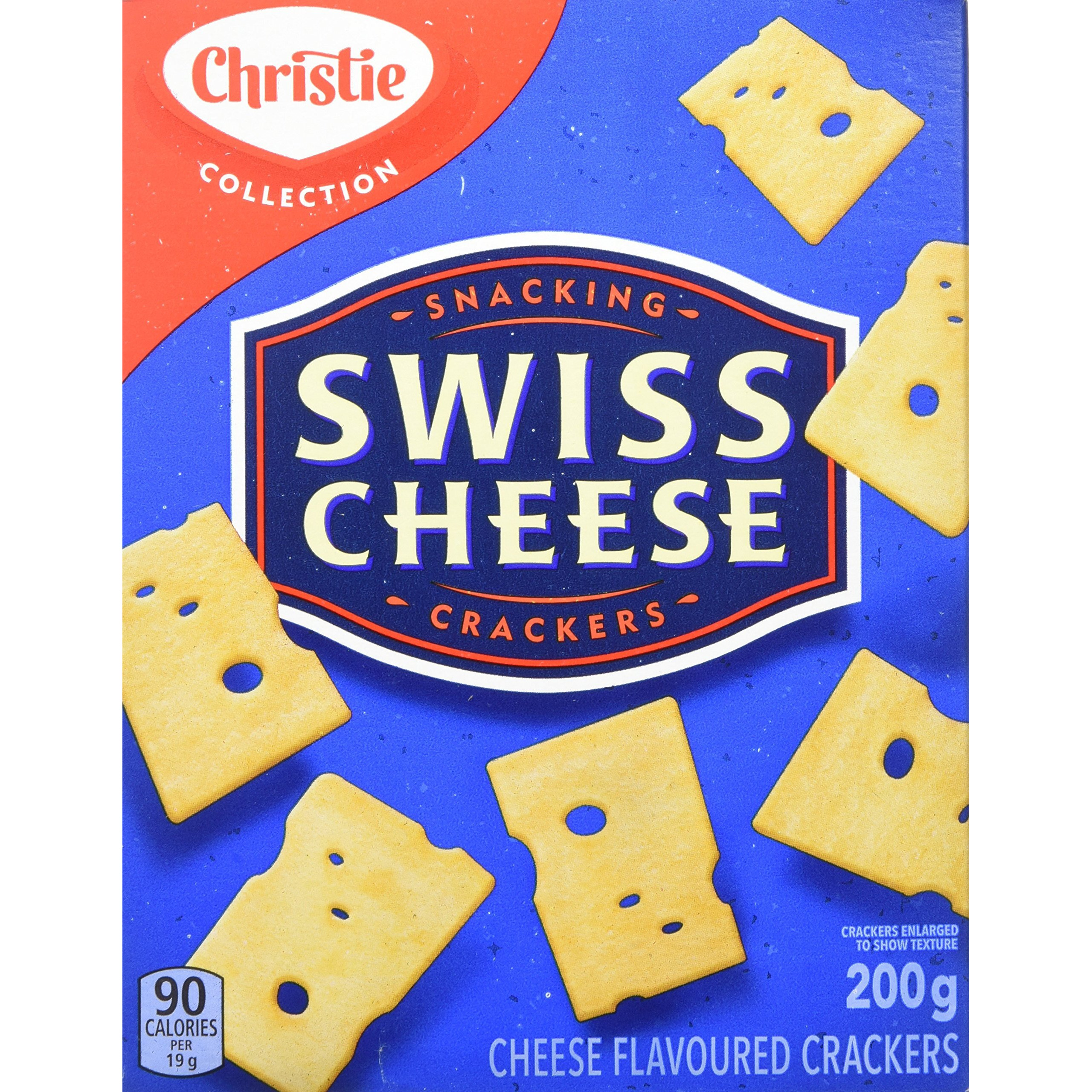 Christie Swiss Cheese Crackers, 200G/7.05 Ounces {Imported From Canada}