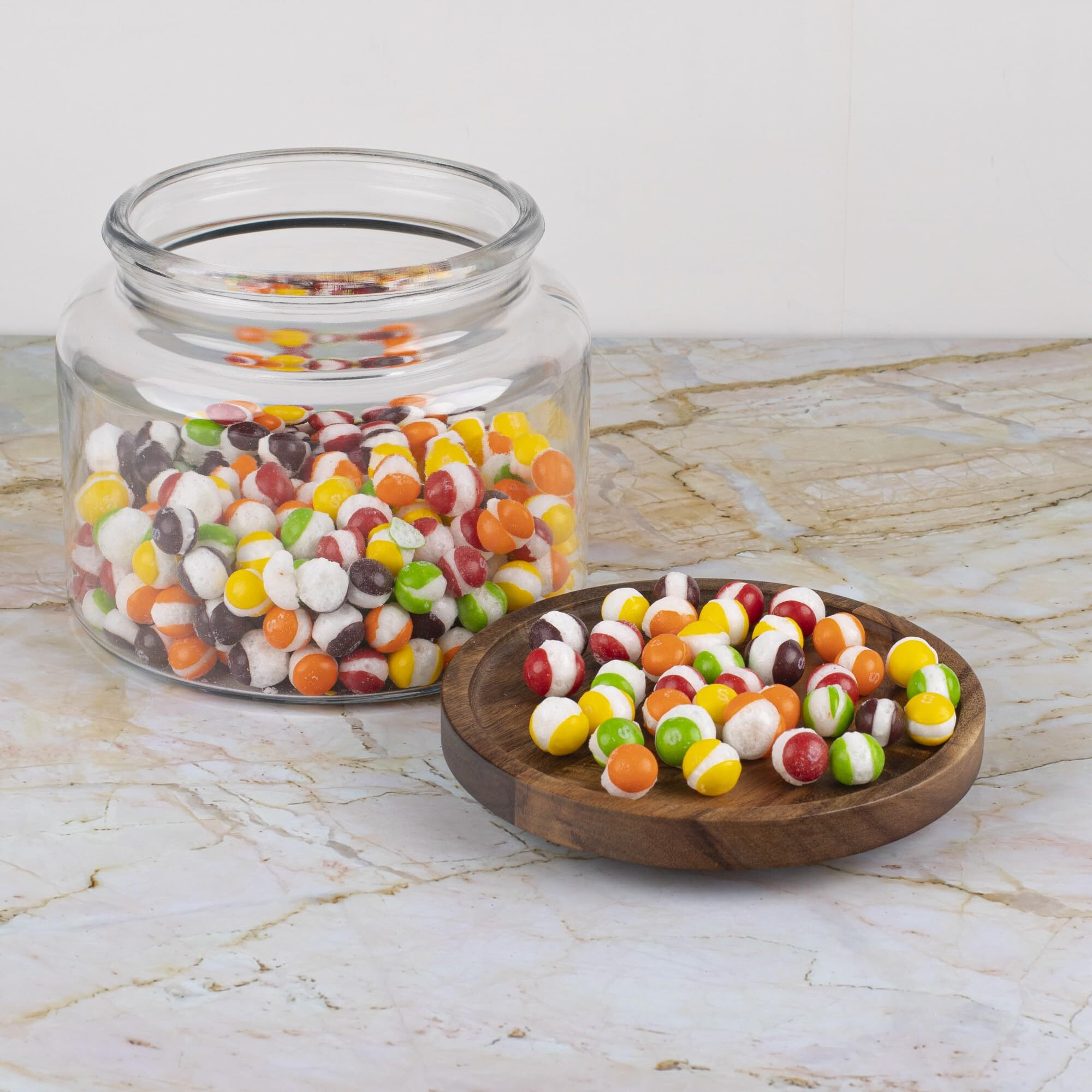 Mima Flavorful Freeze Dried Skittles - (6Oz) Assorted Original Fruit Halloween Candy For Snacking And Sharing - Resealable Bag Of Freeze Dried Rainbow Skittles