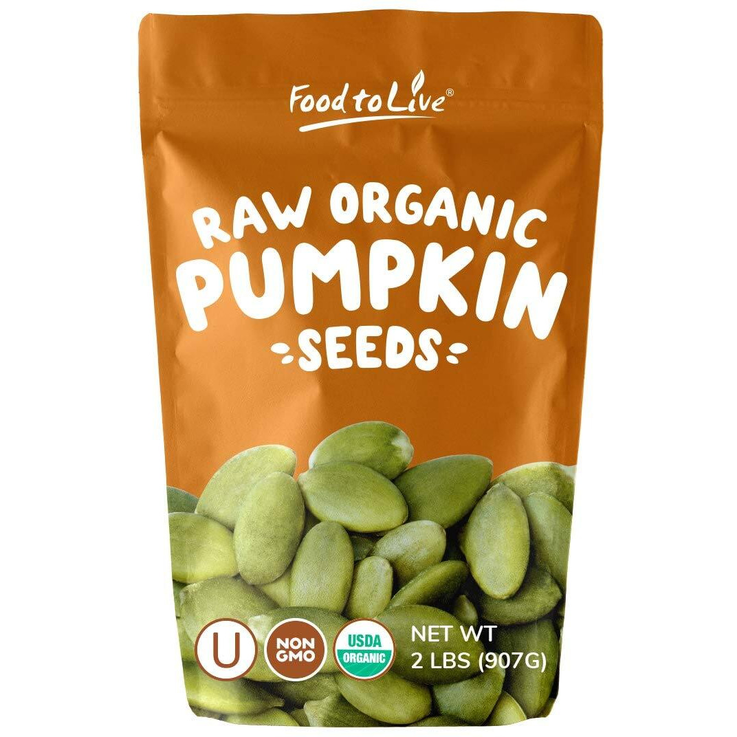 Food To Live Pepitas/Semillas De Calabaza Org  Nicas (Crudas, Sin Cascara) (2 Pounds)