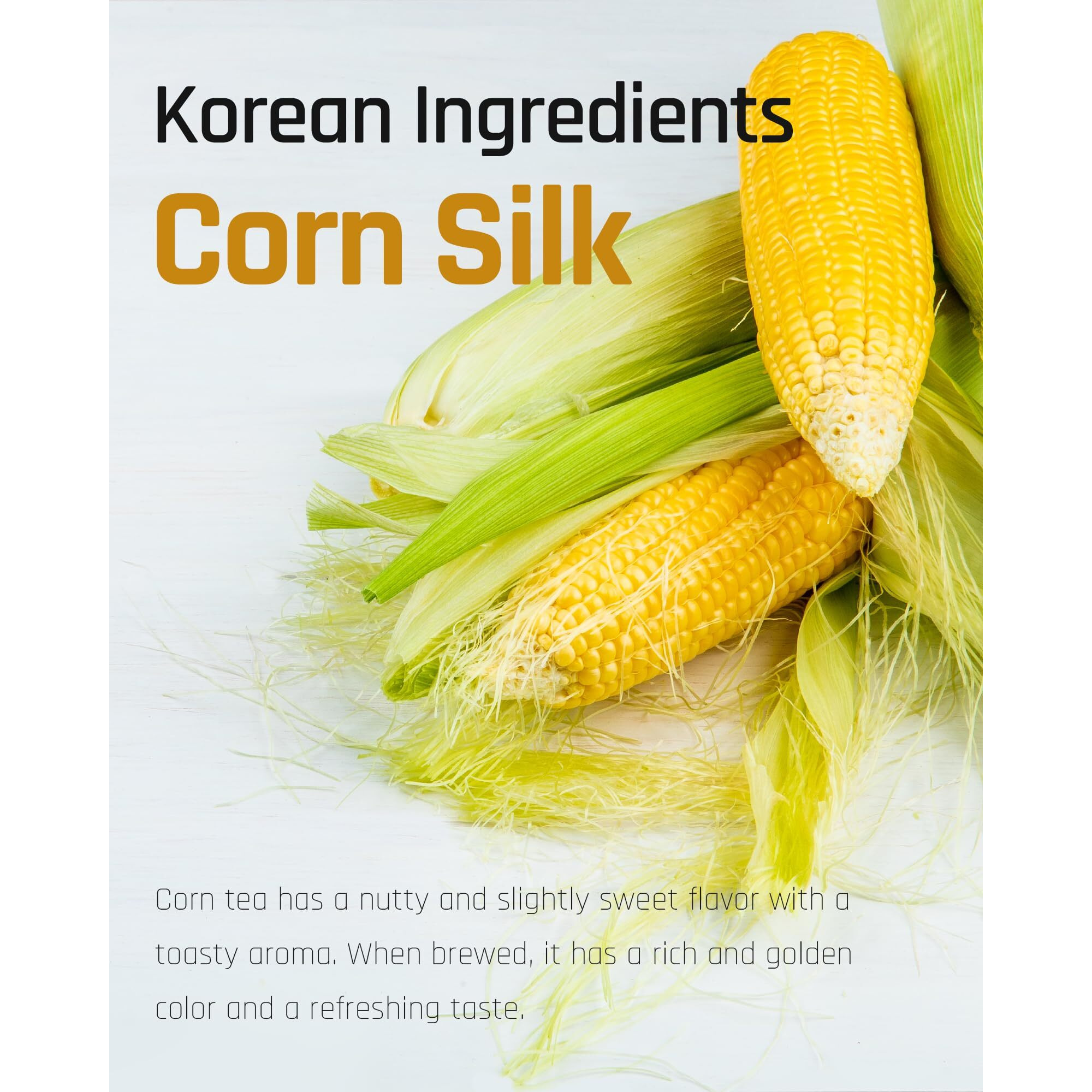 Ssanggye Corn Silk Tea 1.3G X 40 Tea Bags Herbal Premium Tea Refreshing Savory Sweet Flavor 4 Seasons Made In Korea