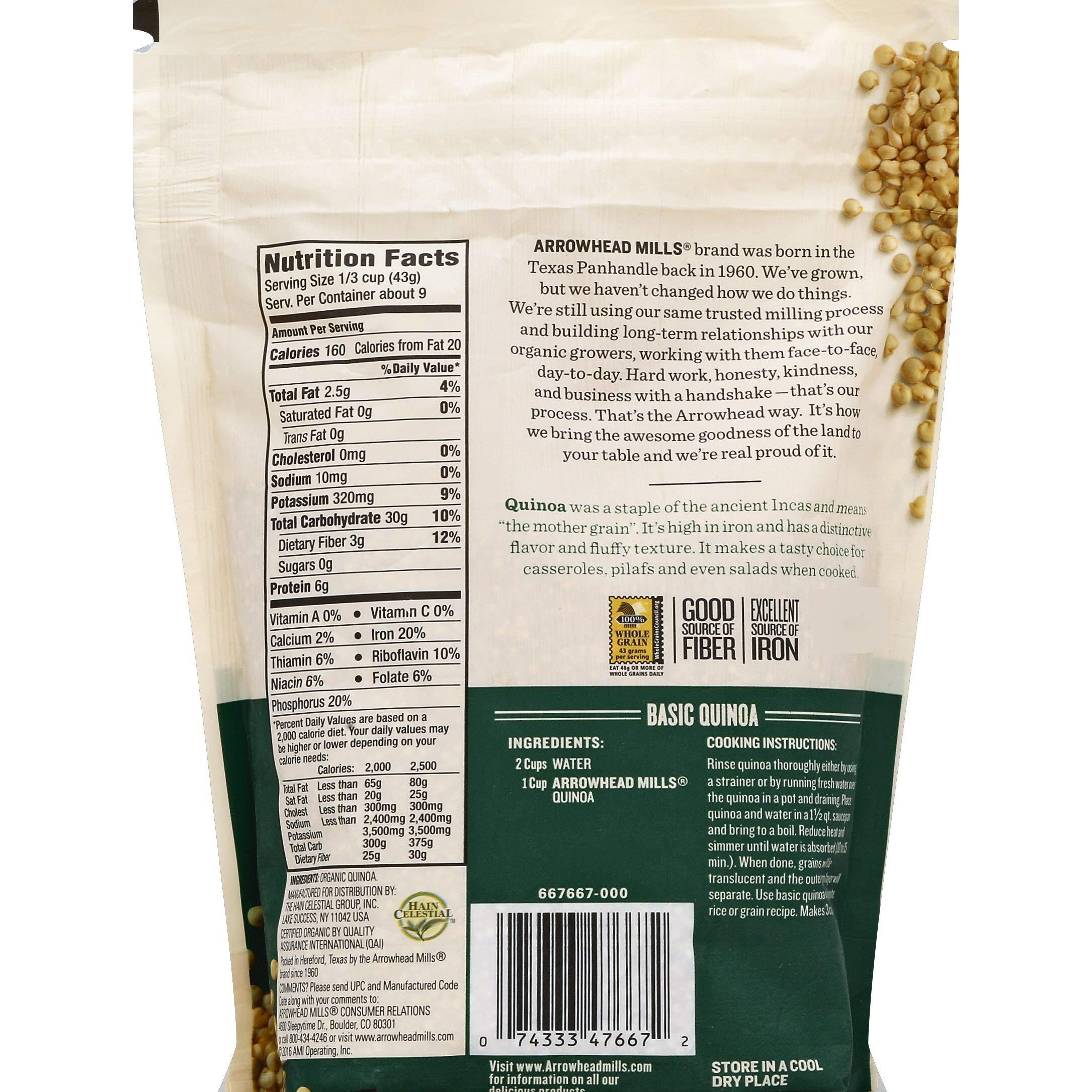 Arrowhead Mills Organic Quinoa, 14 Oz