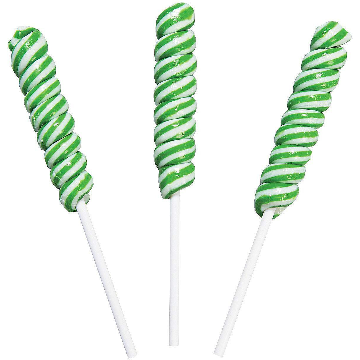 Green Mini Unicorn Pops, Lime Flavor, 24 Count